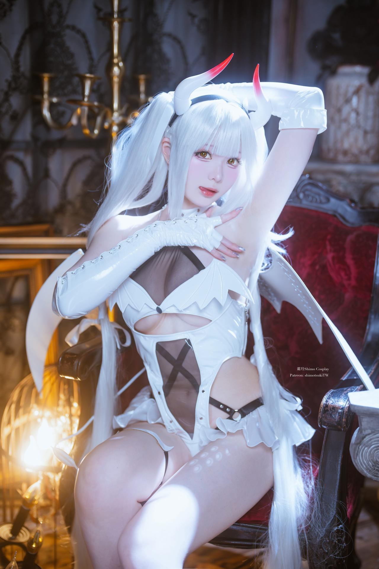 [写真] 霜月shimo - Blanc Demon：Chủ đề ác quỷ trắng, ảnh chụp 21P