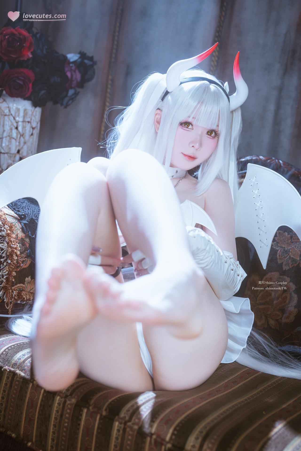 [写真] 霜月shimo - Blanc Demon：Chủ đề ác quỷ trắng, ảnh chụp 21P