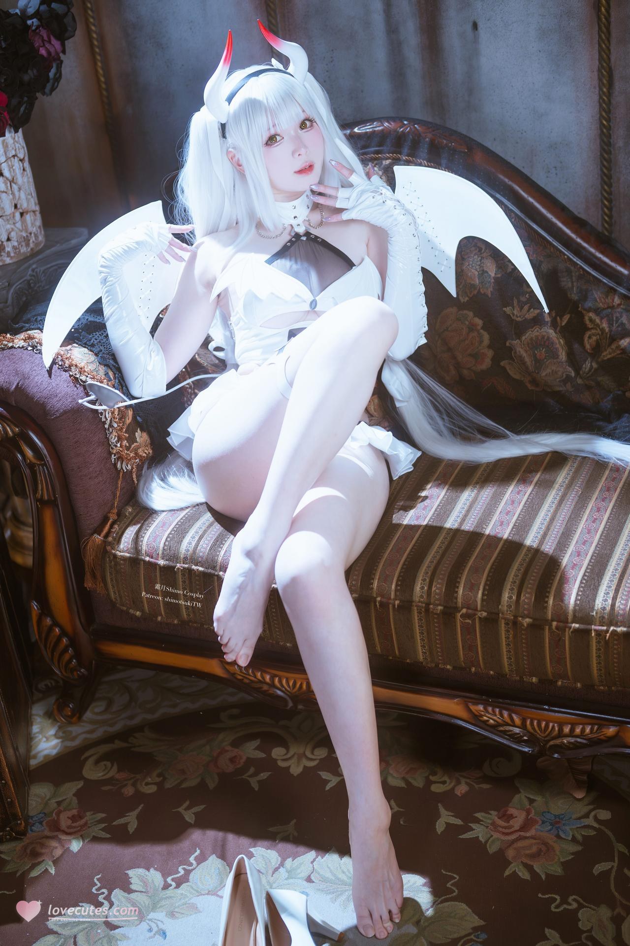 [写真] 霜月shimo - Blanc Demon：Chủ đề ác quỷ trắng, ảnh chụp 21P