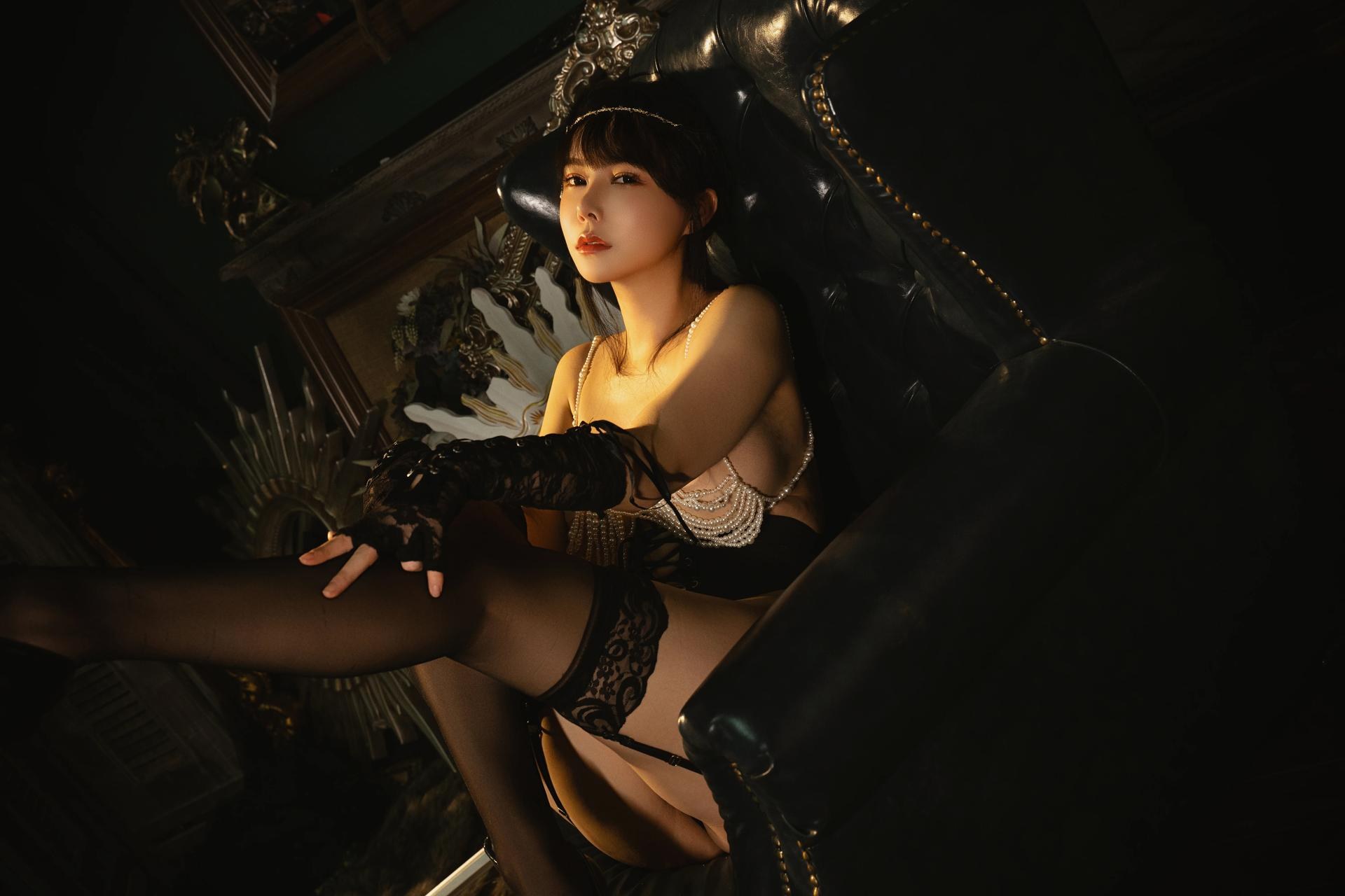 [私房] Amazon Catfish - Quý tộc pháp sư: bộ ảnh chủ đề chụp trong studio tông tối 133P
