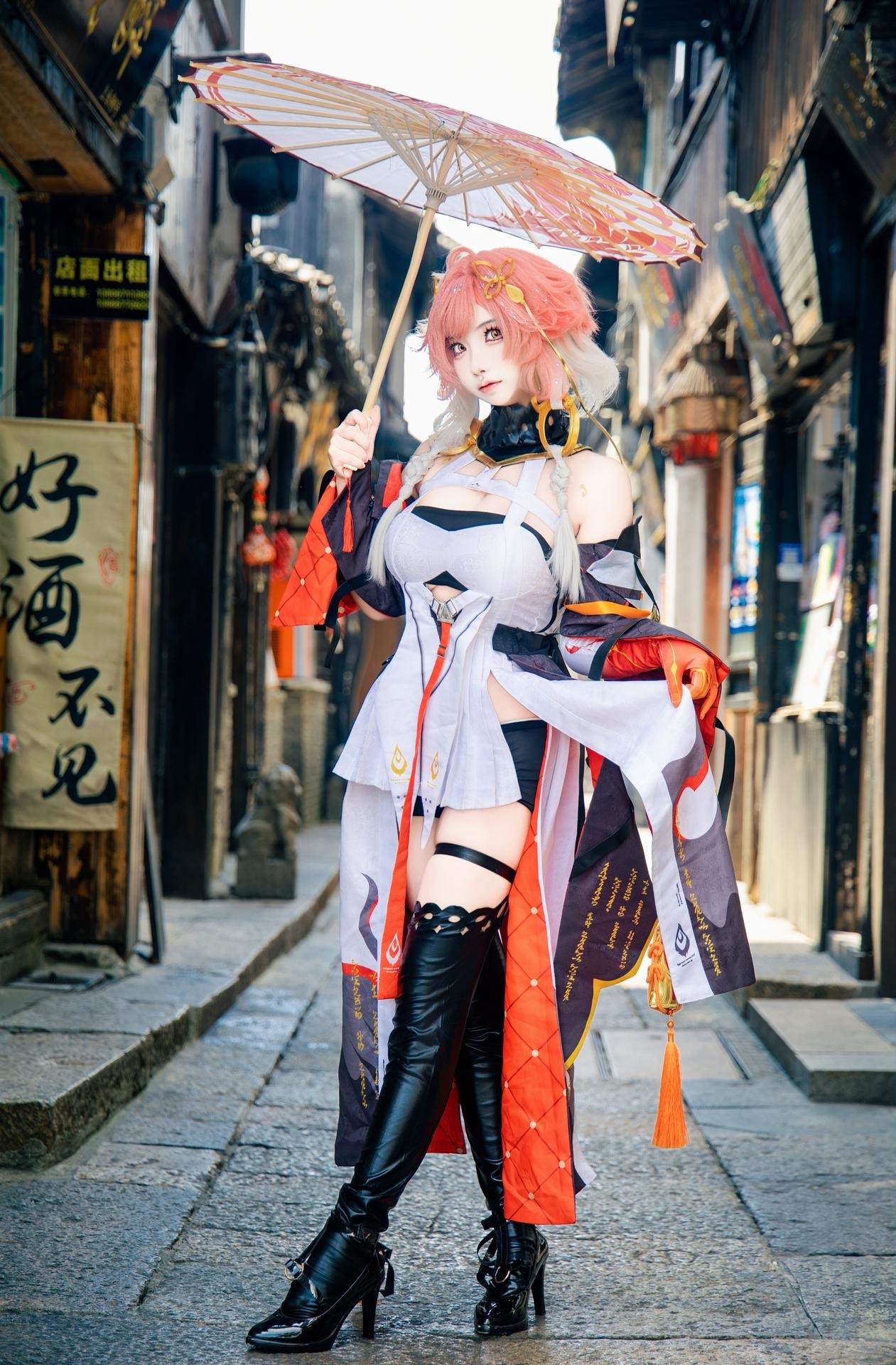 [cosplay] 香草奶喵 - 鸣潮 长离: 原皮 ngoại cảnh ảnh nhân vật 25P