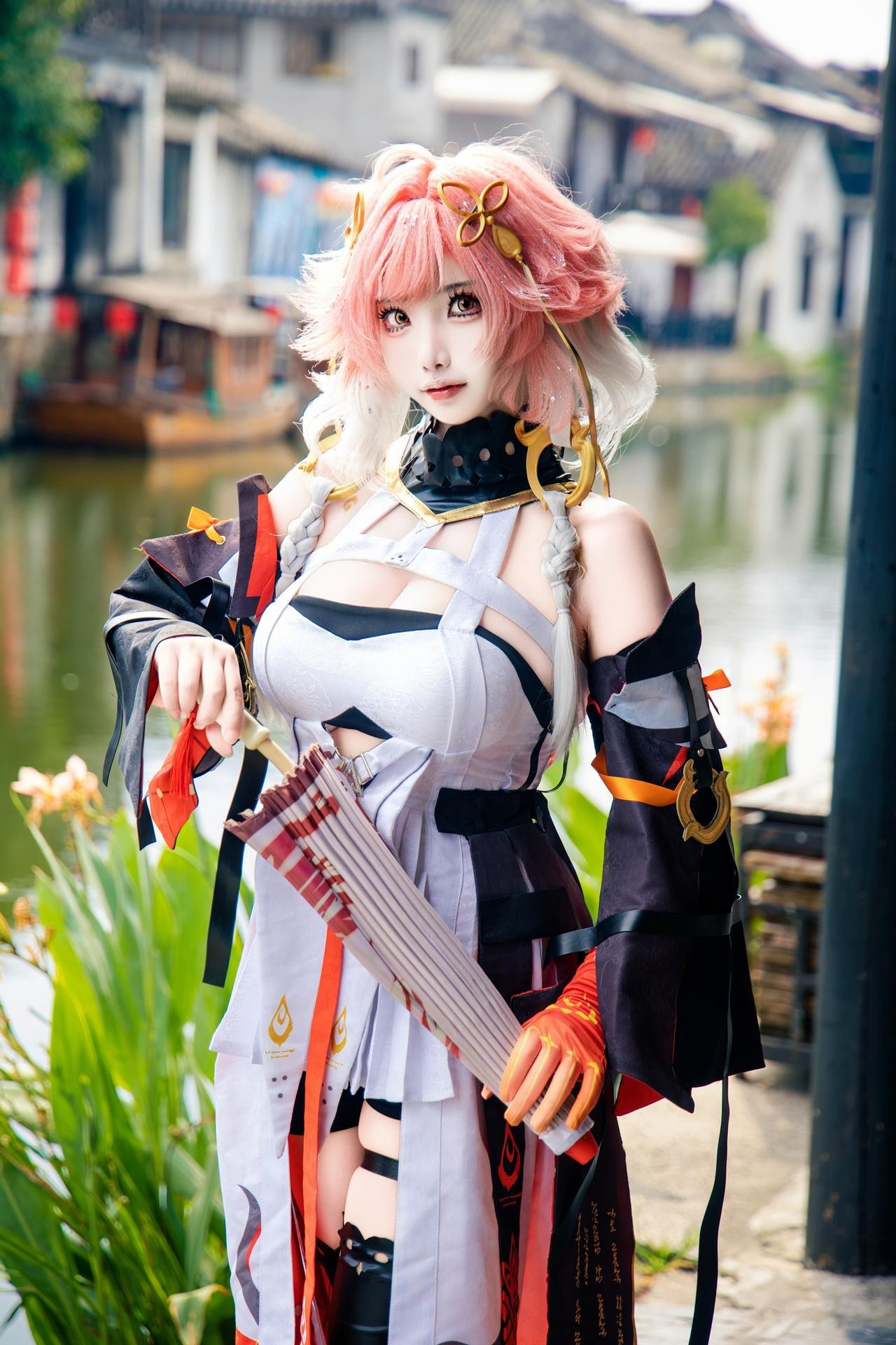 [cosplay] 香草奶喵 - 鸣潮 长离: 原皮 ngoại cảnh ảnh nhân vật 25P