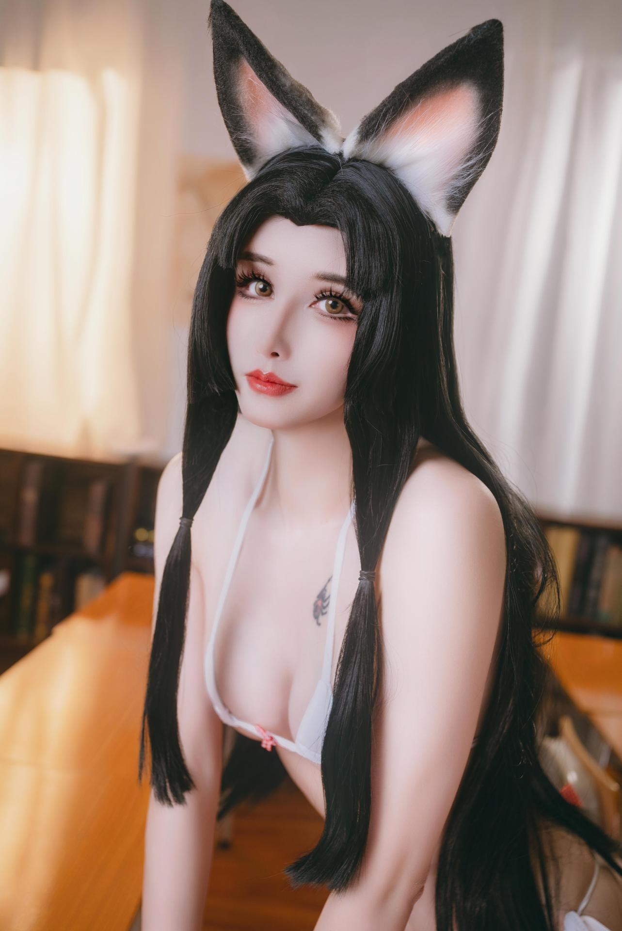[cosplay]鹿八岁 - Nguyên Thần Hutao: Ảnh nhân vật chủ đề lớp học 66P1V