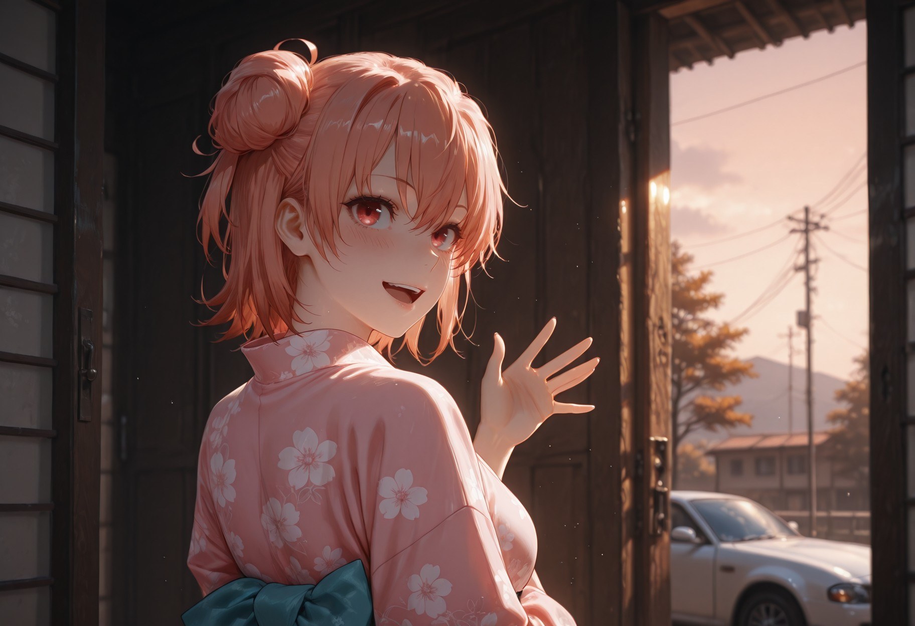 AI Generated Anime Girl - 我的青春恋爱物语果然有问题 由比滨太太：紧身衣学生装白虎 247P