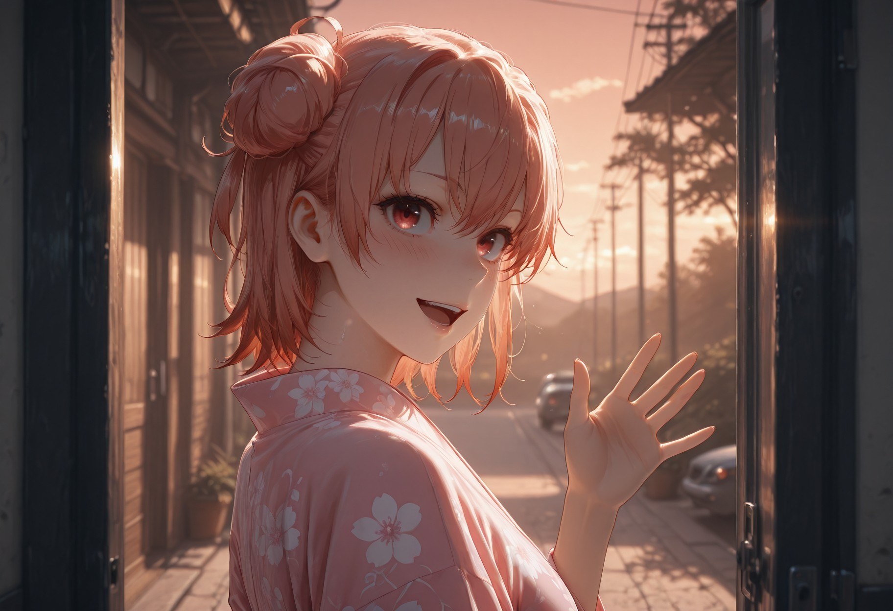 AI Generated Anime Girl - 我的青春恋爱物语果然有问题 由比滨太太：紧身衣学生装白虎 247P