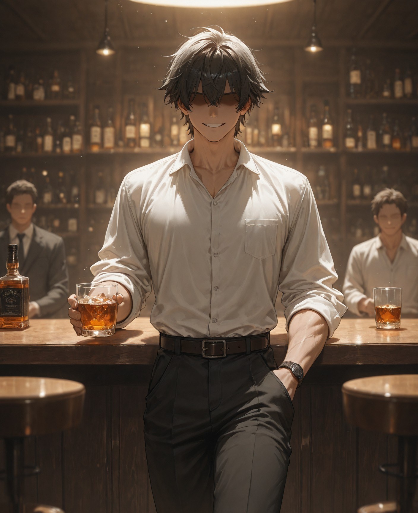 AI tạo ra Anime Girl - 死神 松本乱菊：đồ lót ren bodysuit chụp trên giường ướt người lộ lỗ 132P