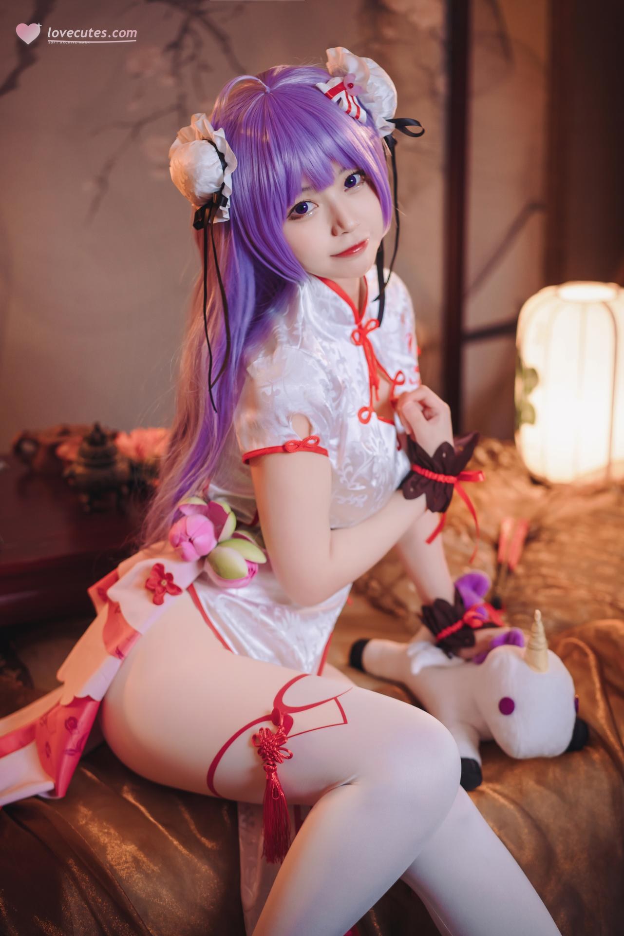 [cosplay] 猫大人 - 碧蓝航线 独角兽旗袍：写真ธีมตัวละคร 22P