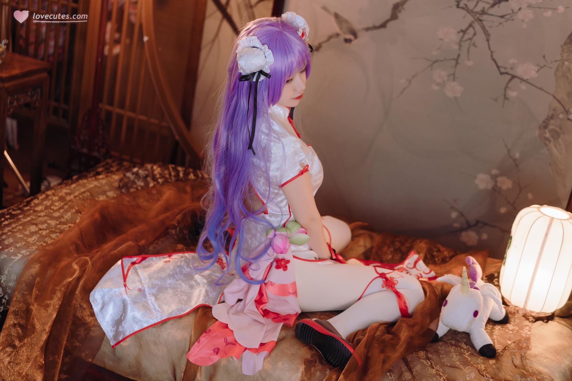 [cosplay] 猫大人 - 碧蓝航线 独角兽旗袍：写真ธีมตัวละคร 22P