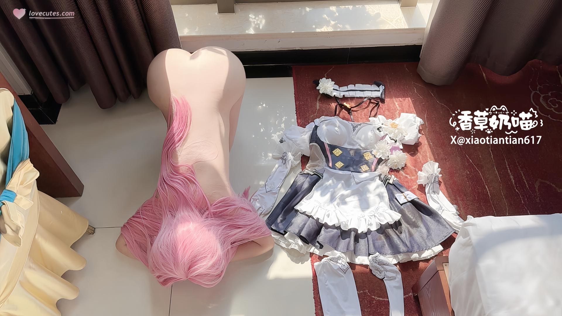 [cosplay] 香草奶喵 - エリシア メイド：キャラクターテーマ写真・動画合集 93P29V