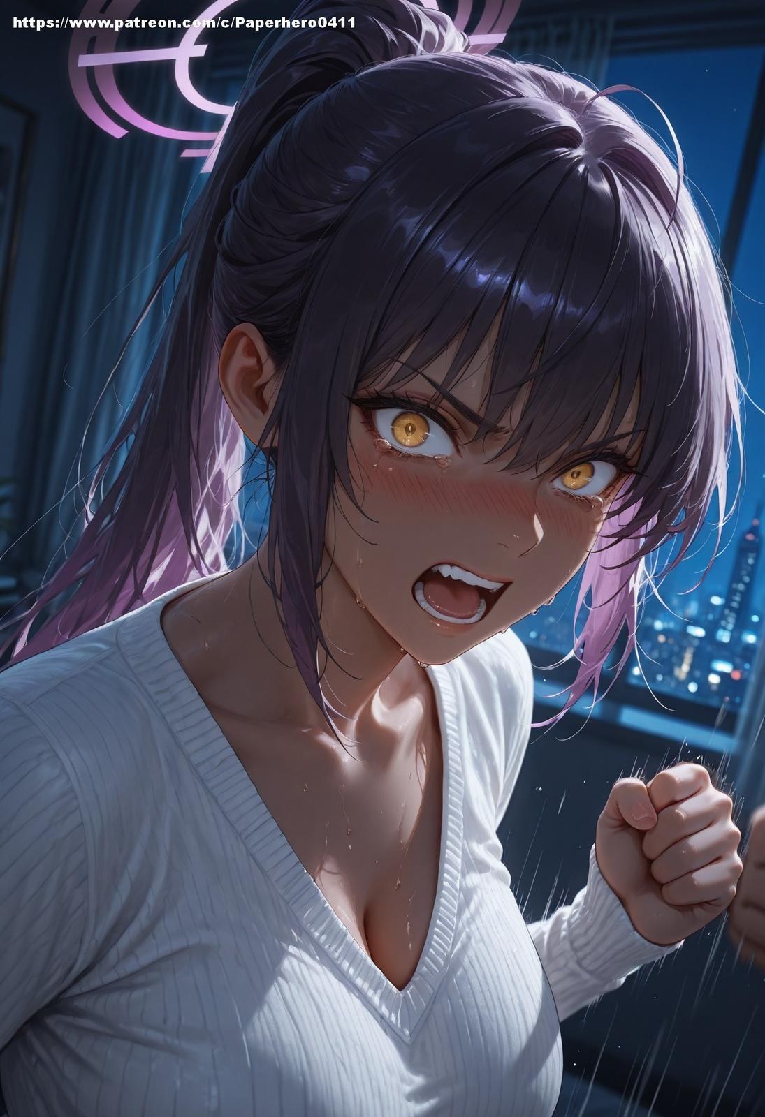 AI生成アニメガール - 碧蓝档案 一之瀬明日奈、角楯花凛合集：黒ストッキング、タイトスーツ、水着、濡れ、露出 146P