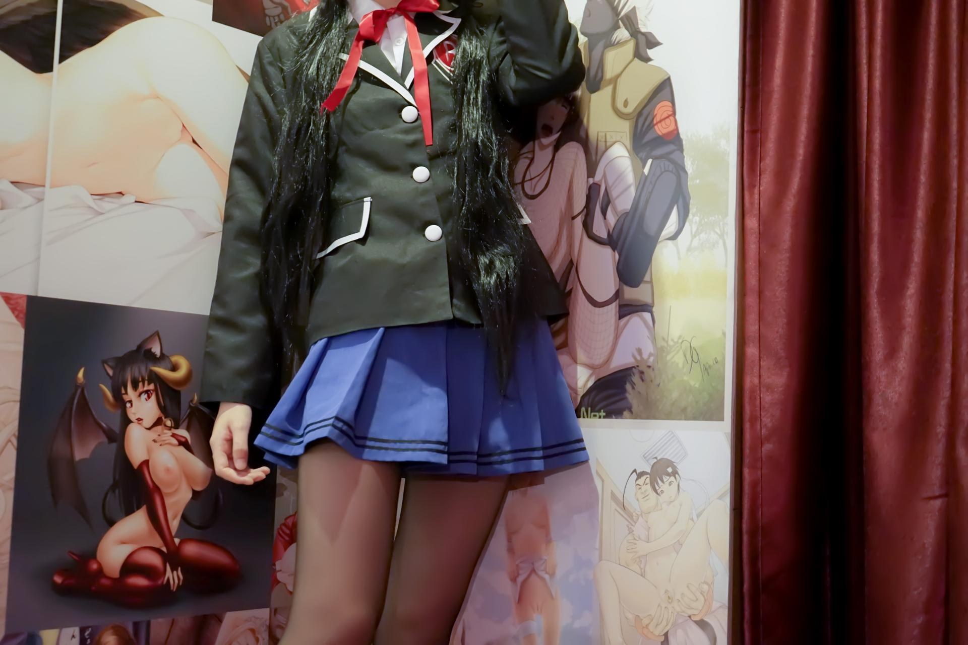 [cosplay] 少女映画 - Tokisaki Kurumi đồng phục học sinh: tái hiện nhân vật ở mức độ chi tiết cao 81P