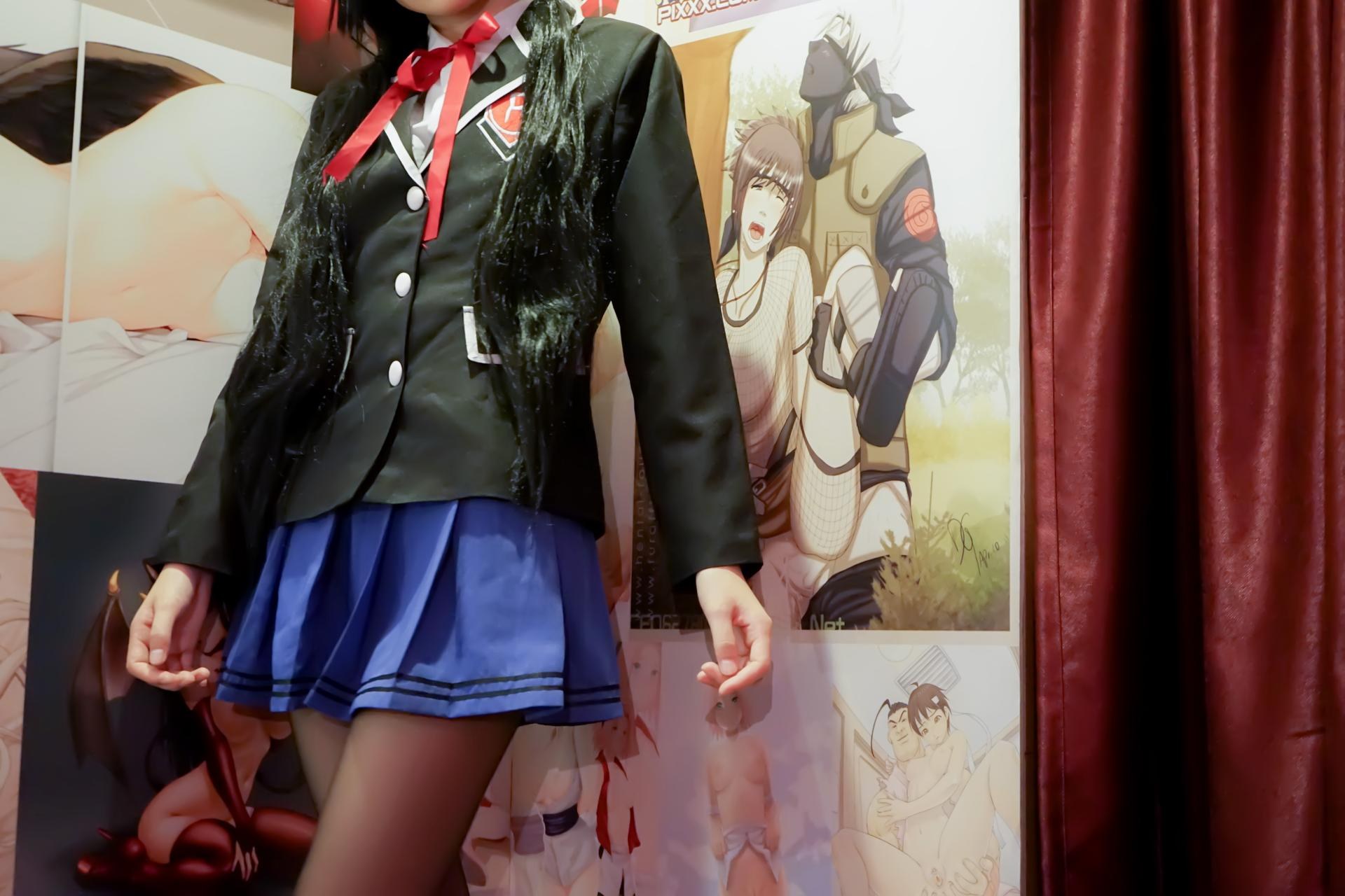 [cosplay] 少女映画 - Tokisaki Kurumi đồng phục học sinh: tái hiện nhân vật ở mức độ chi tiết cao 81P