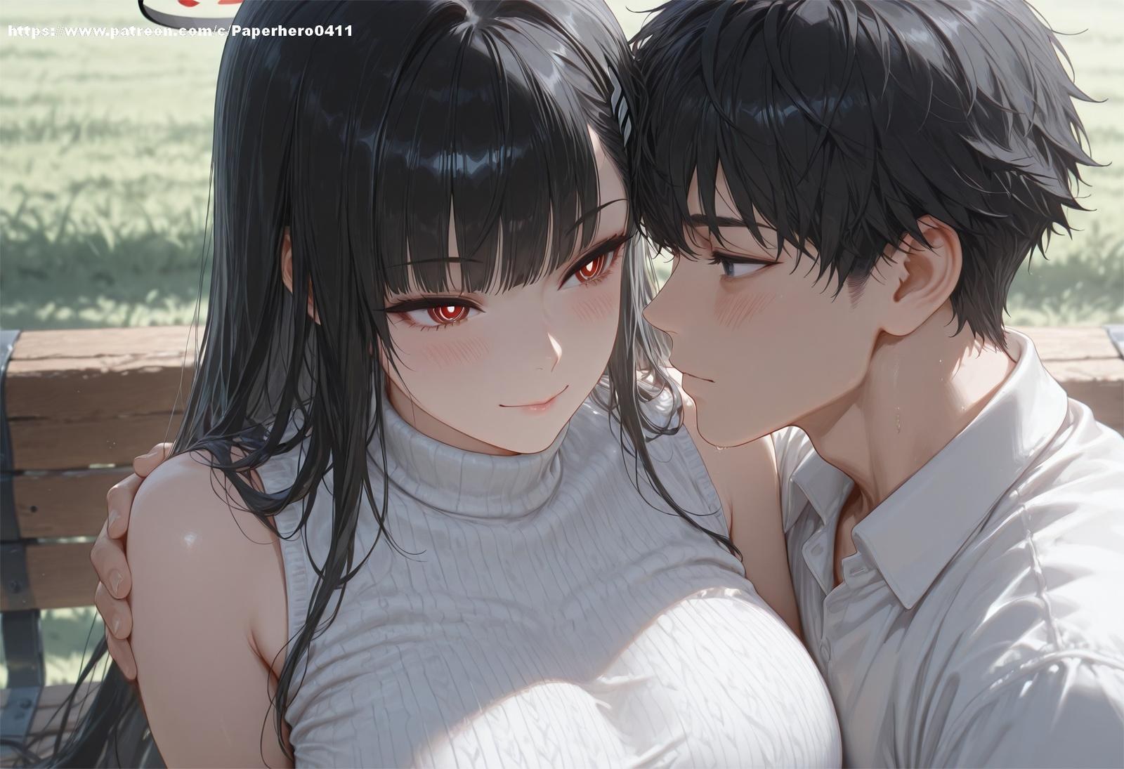 AI Porn - Blue Archive Tsukatsuki Rio Black Stockings Lingerie Wet Bathroom AI Nudes Gallery 237P