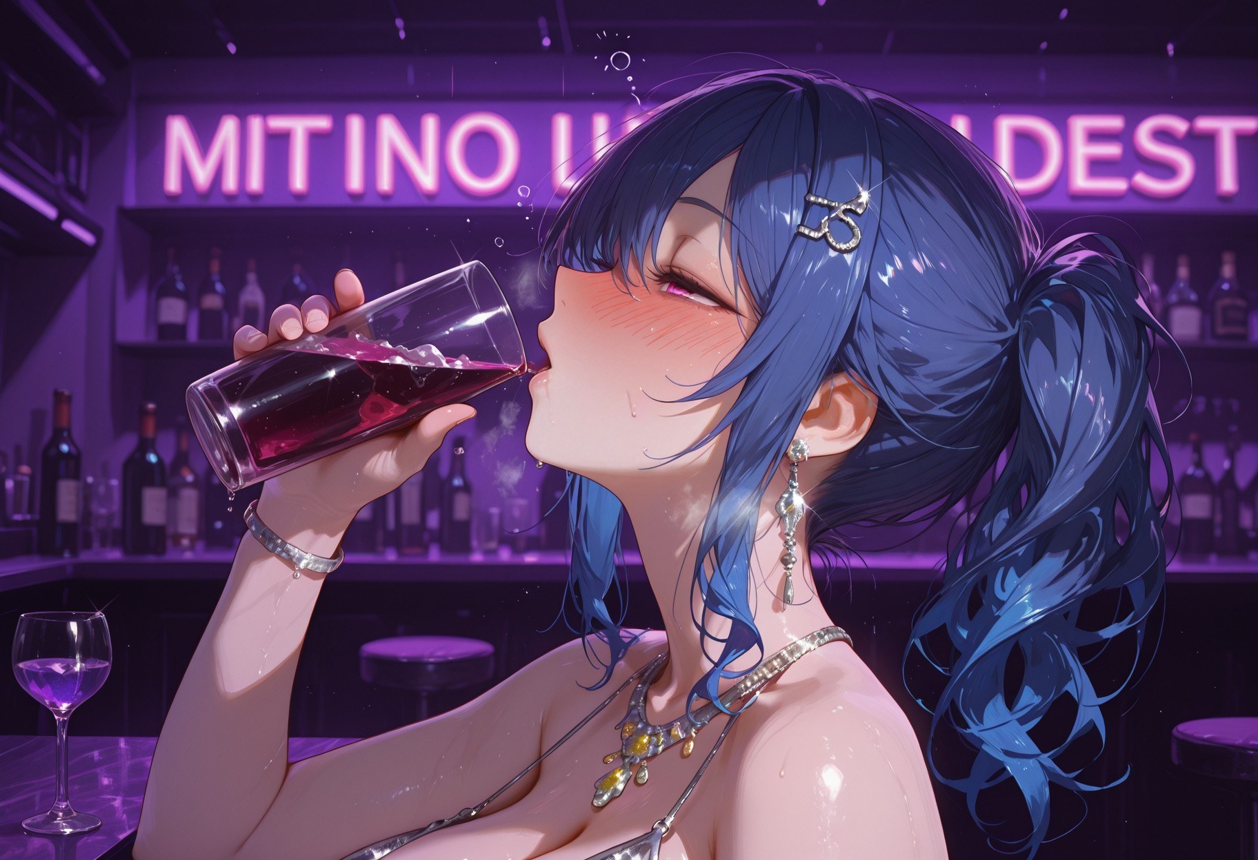 Azur Lane AI girls AI Porn - 碧蓝航线 圣路易斯：浴室湿身露穴 AI 裸图图库 Gallery 296P
