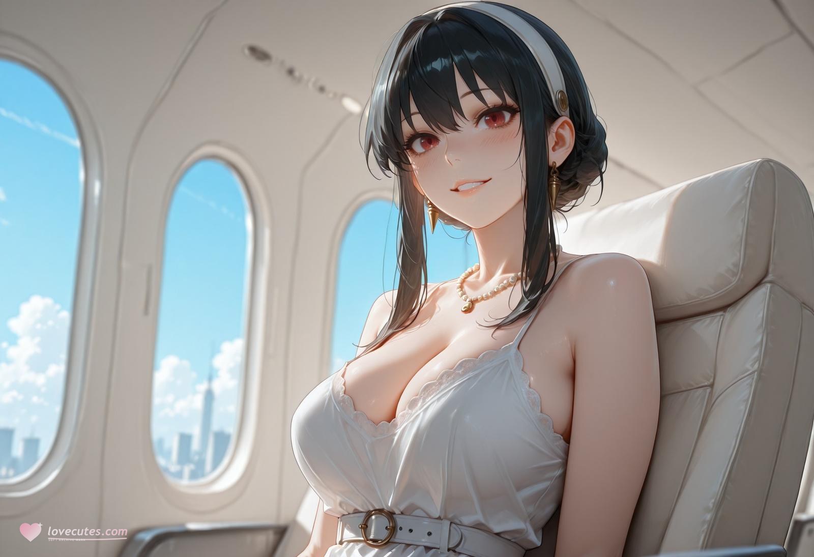 AI Porn - 스파이 패밀리 요르 포저 해변 수영복 비키니 젖은 연출 AI 누드 갤러리 399P