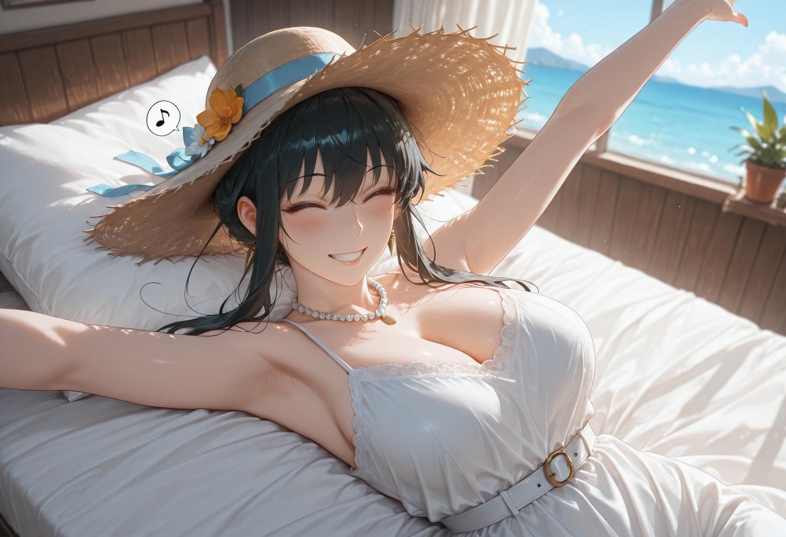 AI Porn - 间谍过家家 约尔·福杰：海滩泳装比基尼湿身 AI 裸图图库 399P