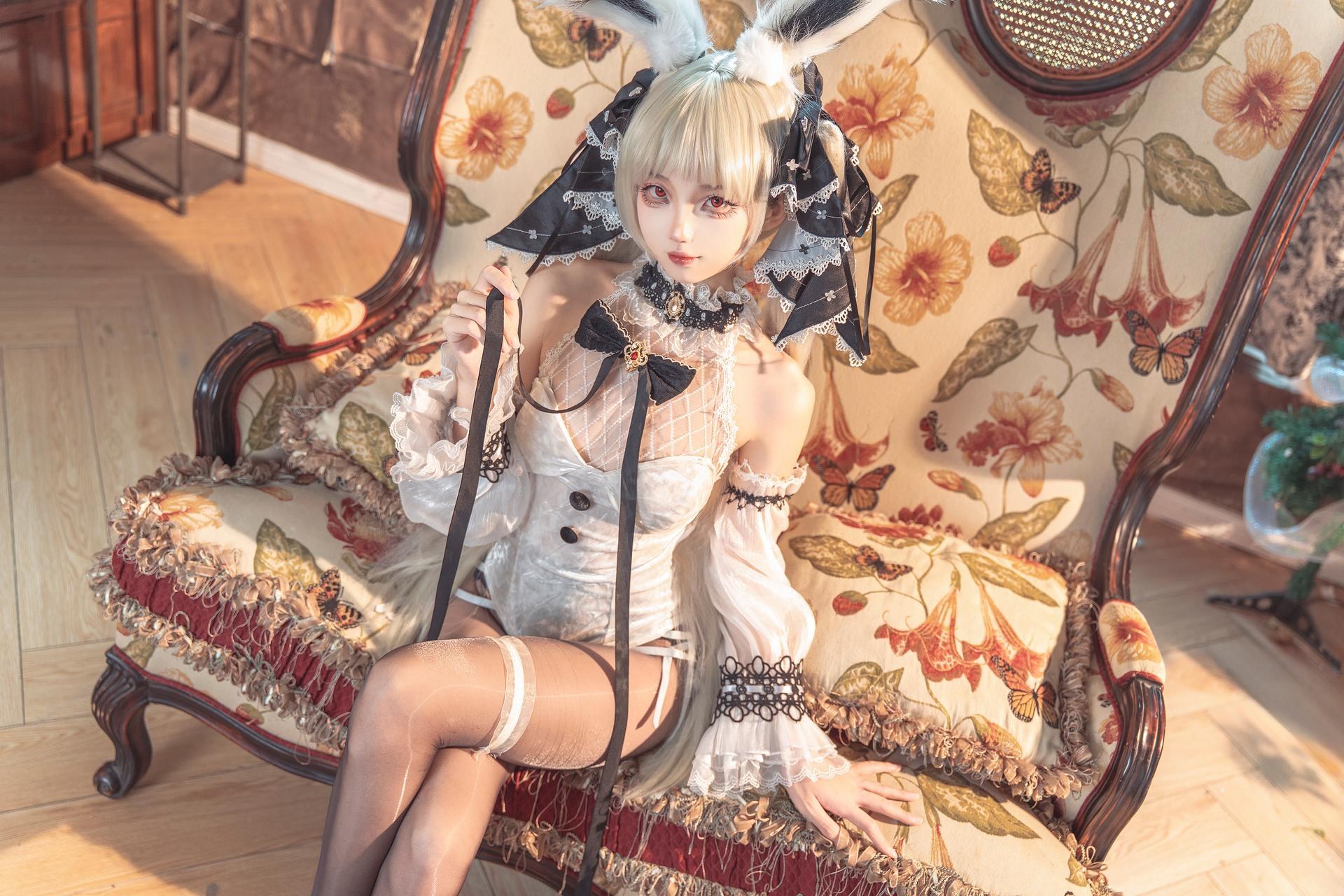 [cosplay] 狐玖玖 - Azur Lane Formidable bunny trang 25P