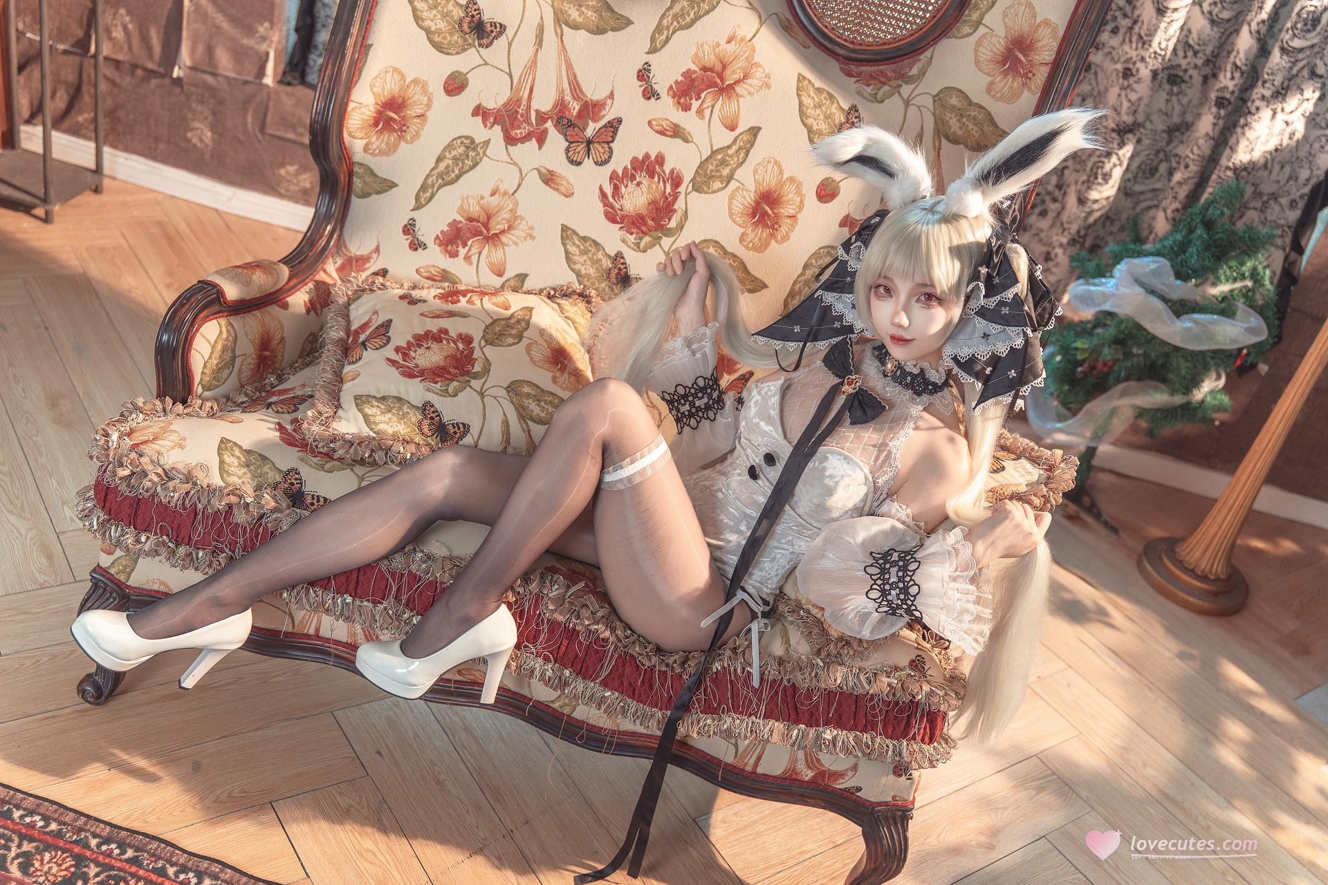 [cosplay] 狐玖玖 - Azur Lane Formidable bunny trang 25P