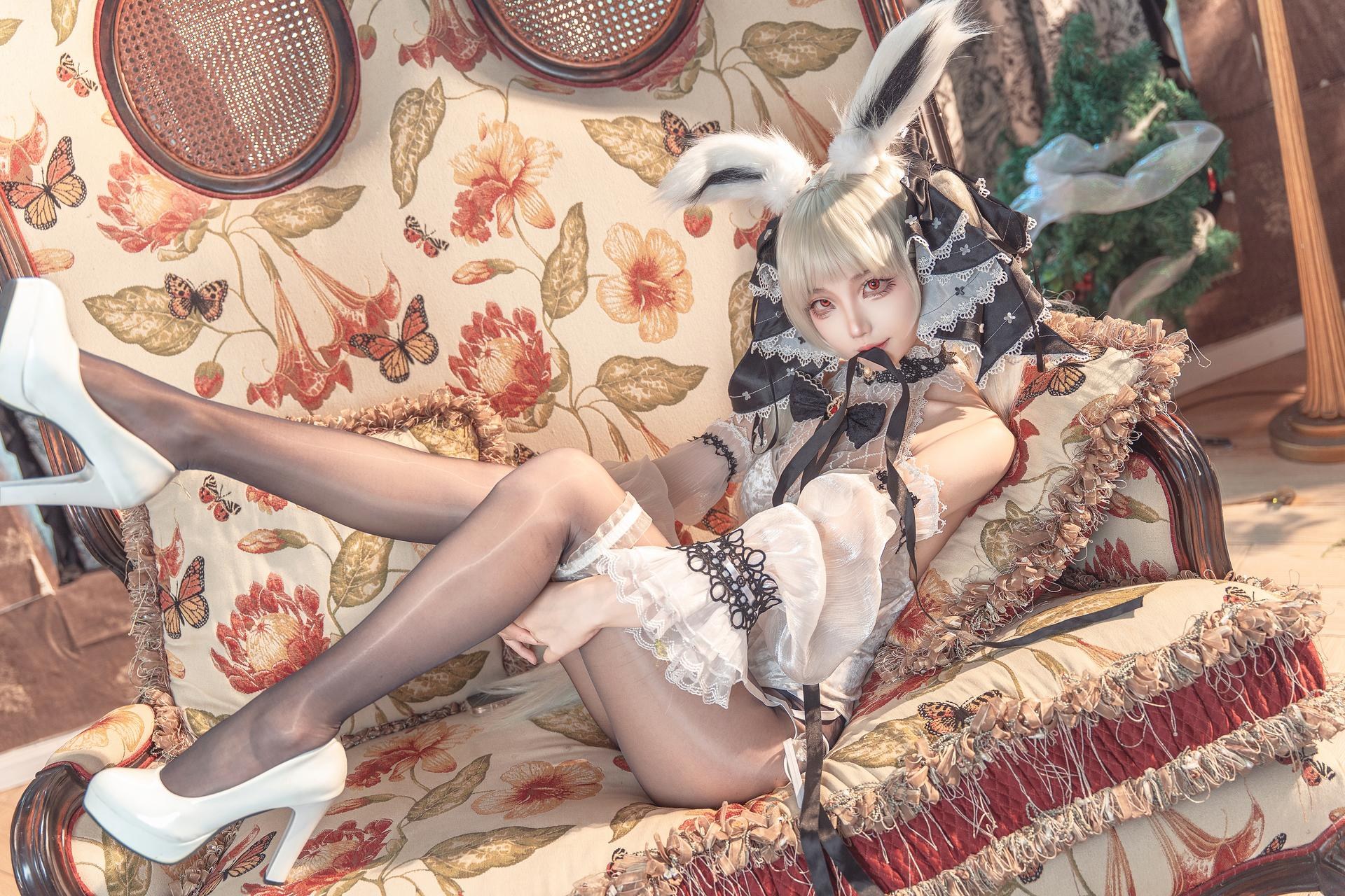 [cosplay] 狐玖玖 - Azur Lane Formidable bunny trang 25P