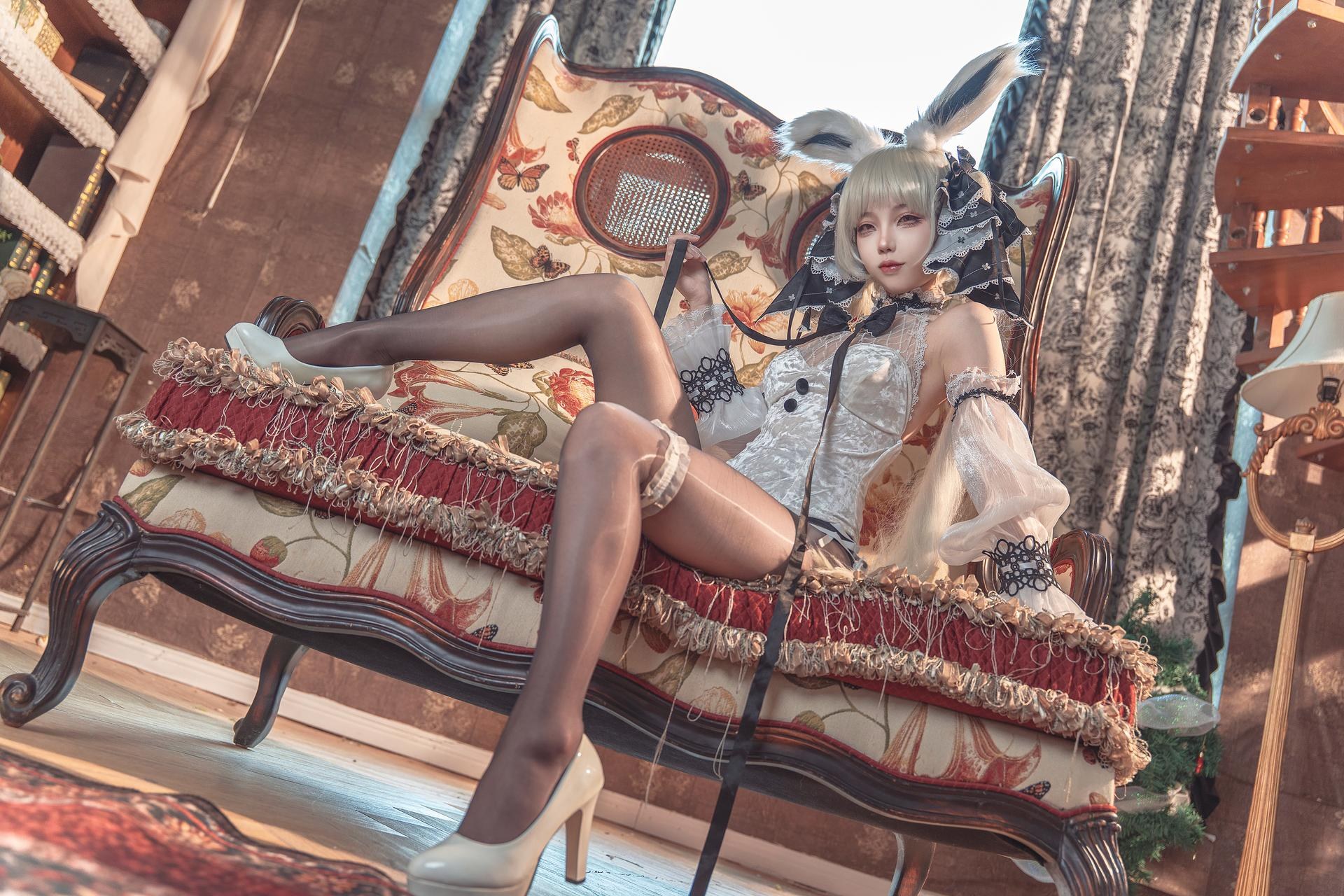 [cosplay] 狐玖玖 - Azur Lane Formidable bunny trang 25P