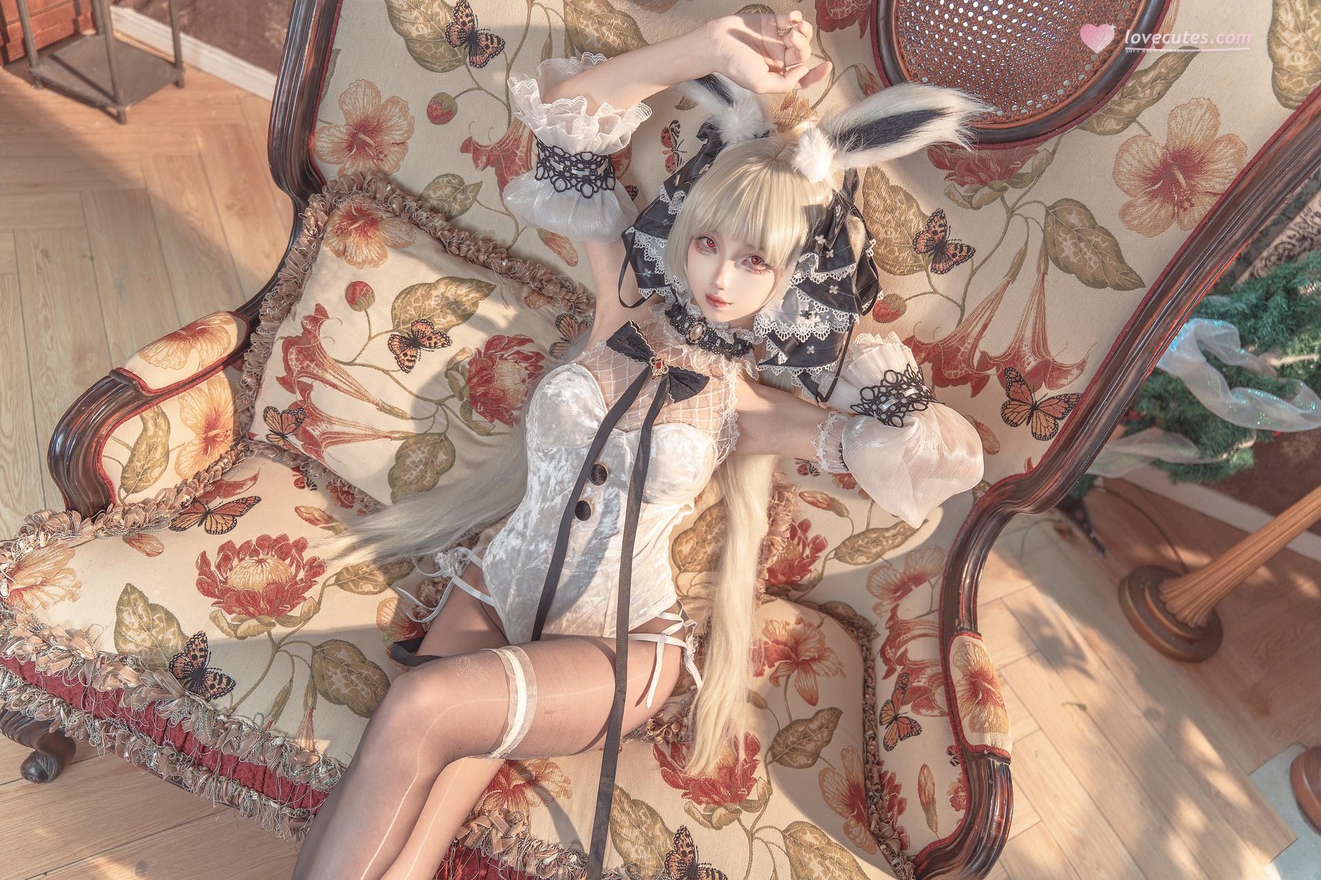 [cosplay] 狐玖玖 - Azur Lane Formidable bunny trang 25P