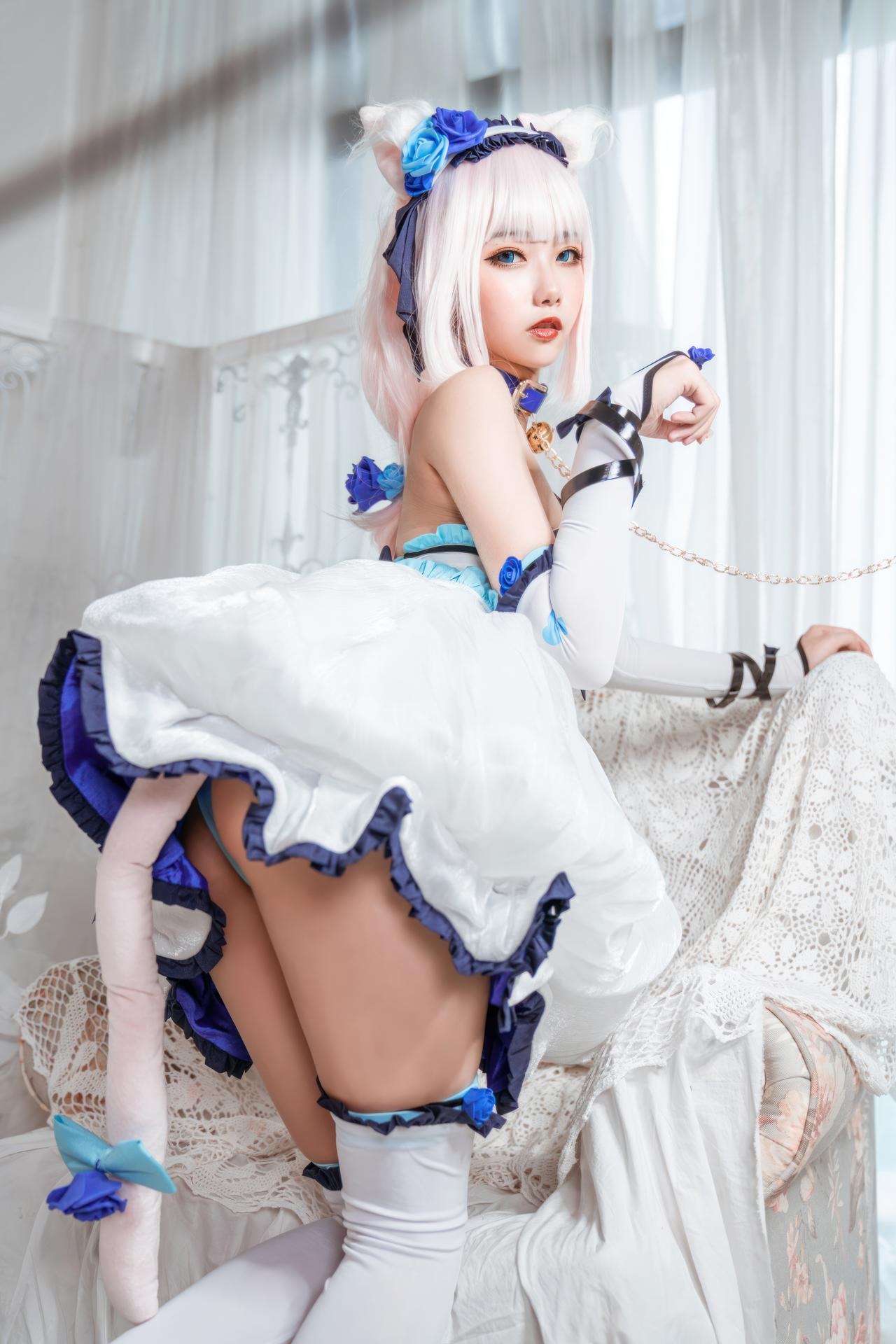 [cosplay] Momoko葵葵 - Nekopara Vanilla meo maid 11P
