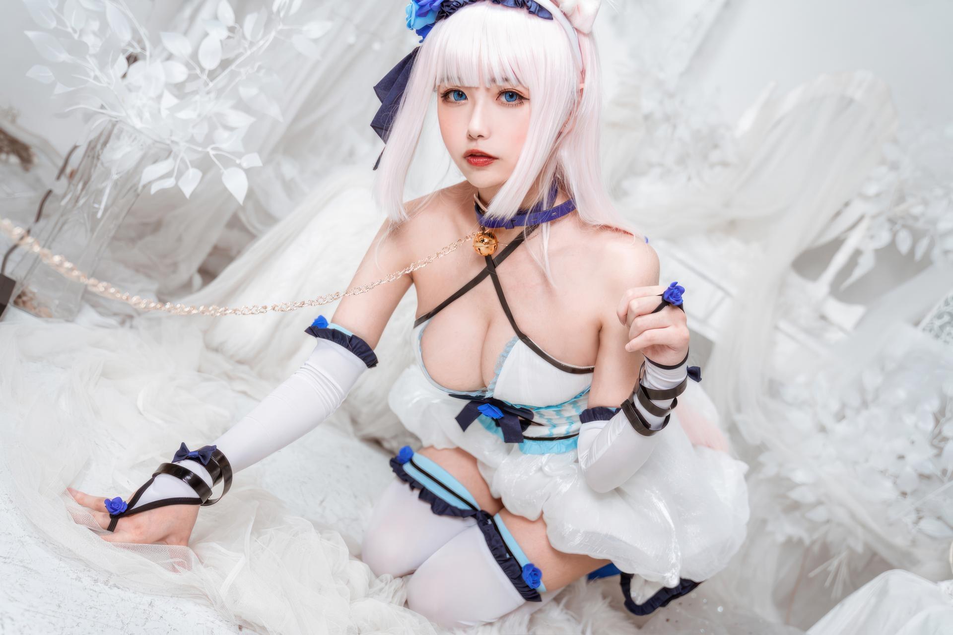 [cosplay] Momoko葵葵 - Nekopara Vanilla meo maid 11P