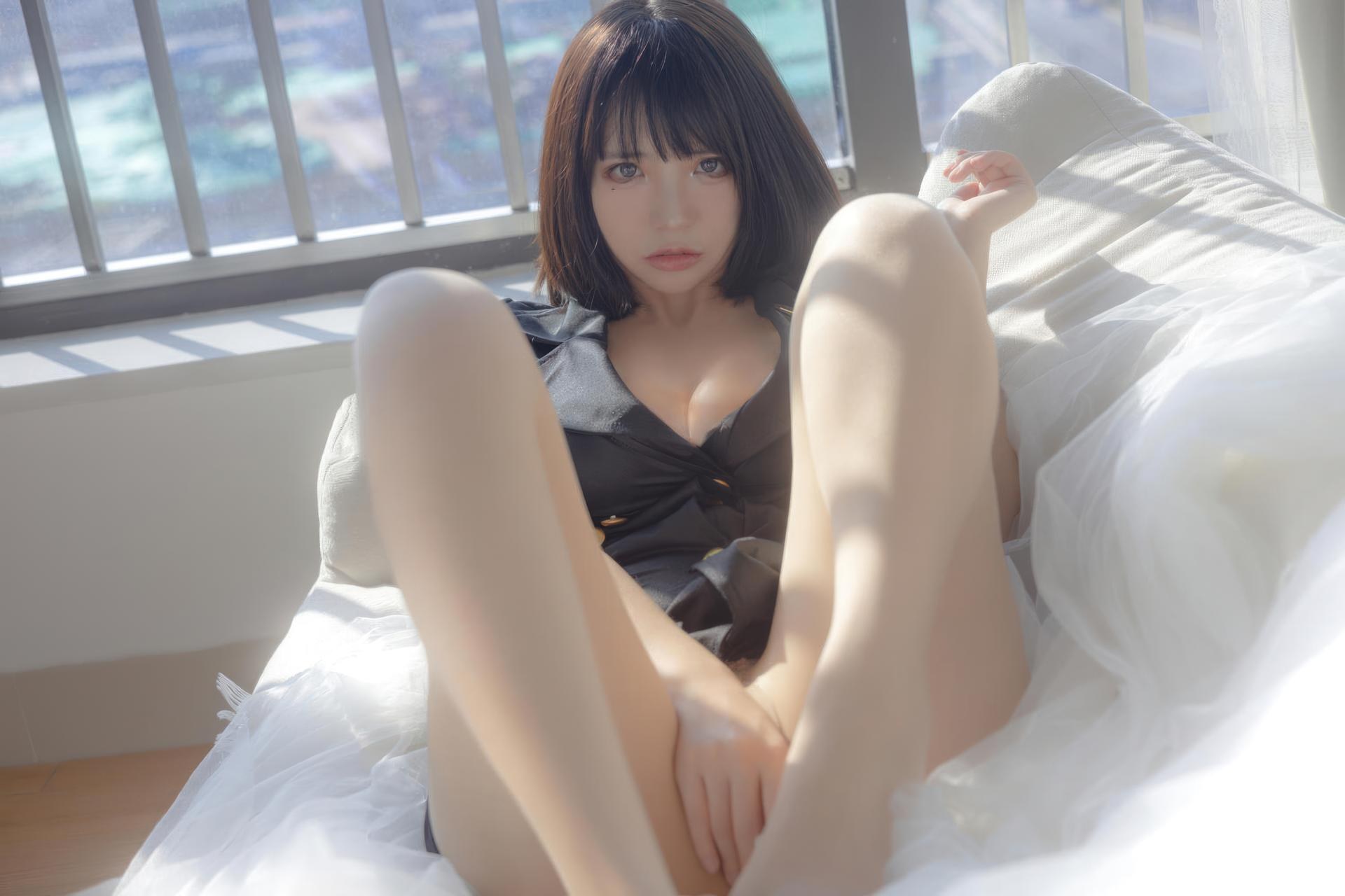 [Private] Fengmao ss - đồng phục đen nội y người lớn 40P