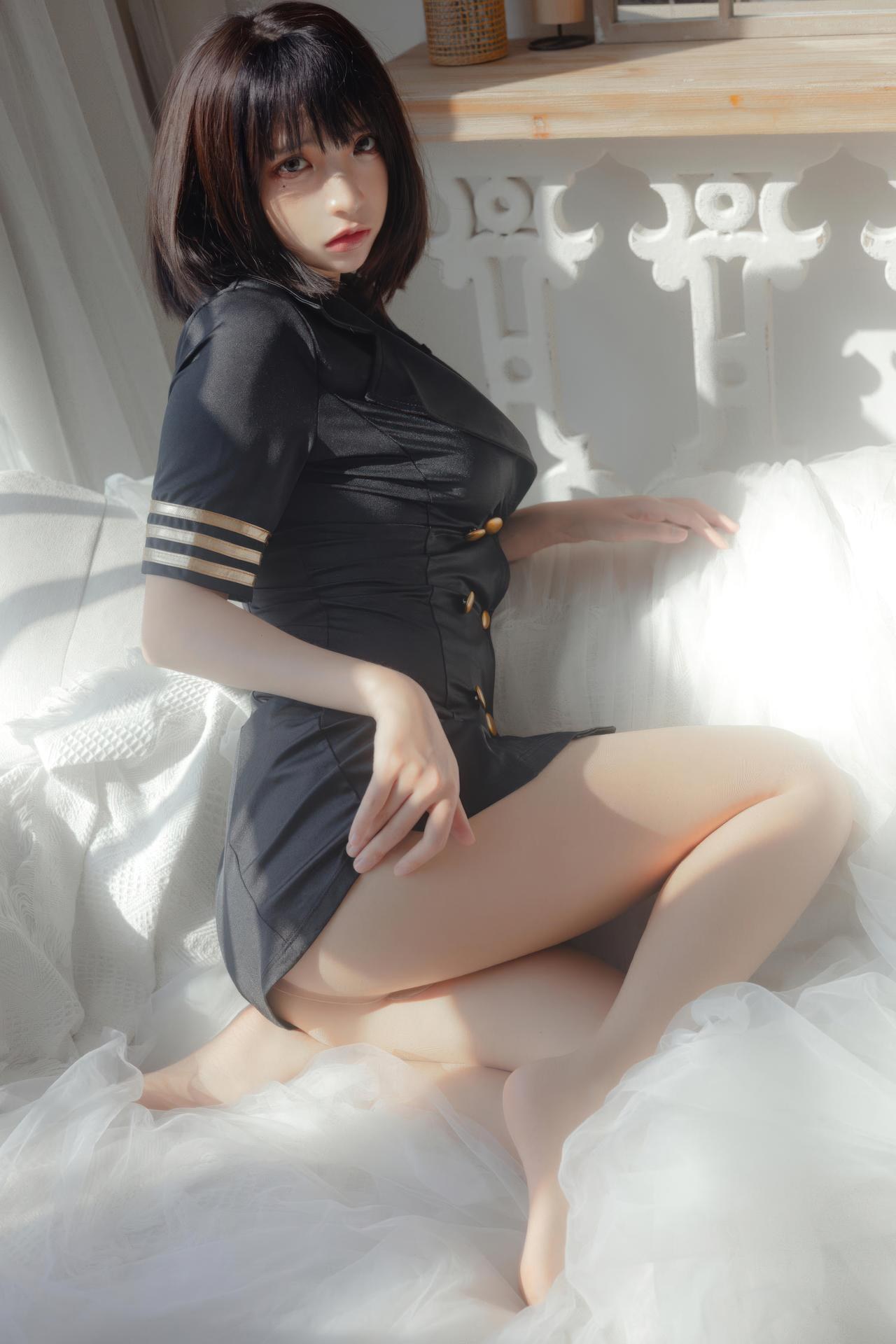 [私房] 疯猫ss - 黑色制服：黑色制服情趣私房大尺度 40P