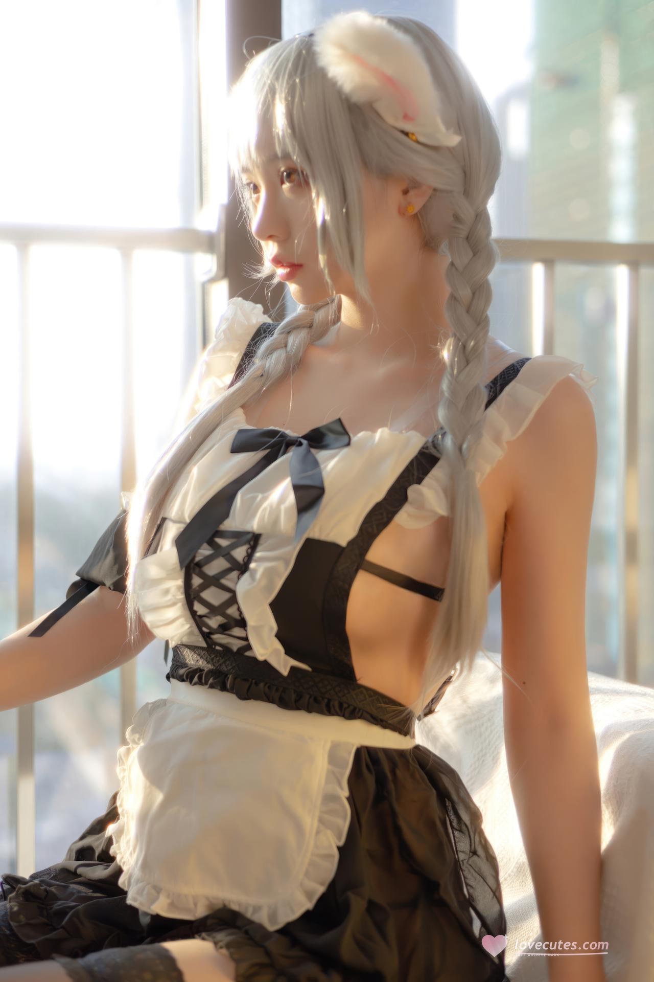 [Private Room] Fengmao ss - Evening Maid Lingerie Adult Private Set 40P