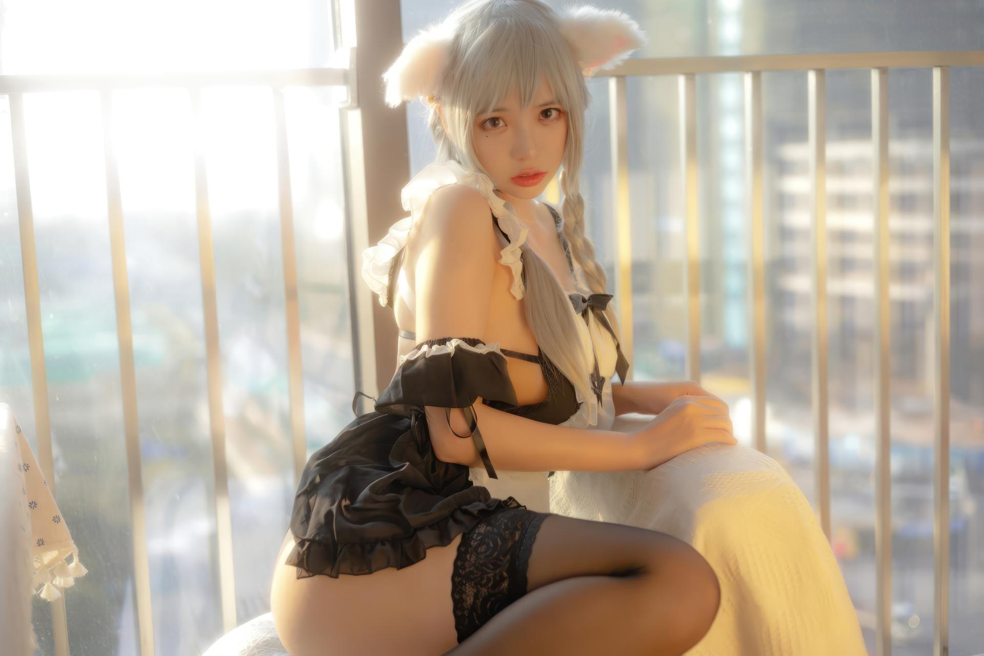 [Private Room] Fengmao ss - Evening Maid Lingerie Adult Private Set 40P
