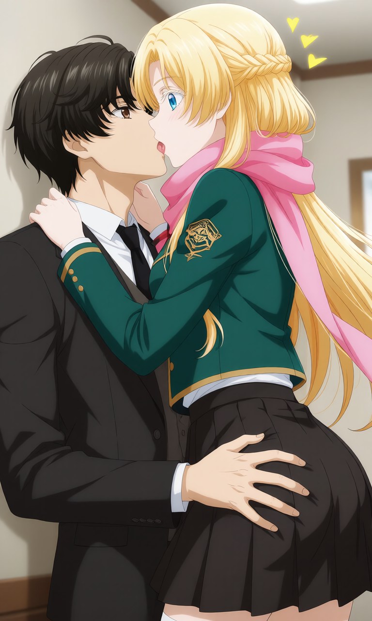 AI Generated Anime Girl - 诡秘之主 克莱恩 x 龙族 零：学生装露点角色图集 207P