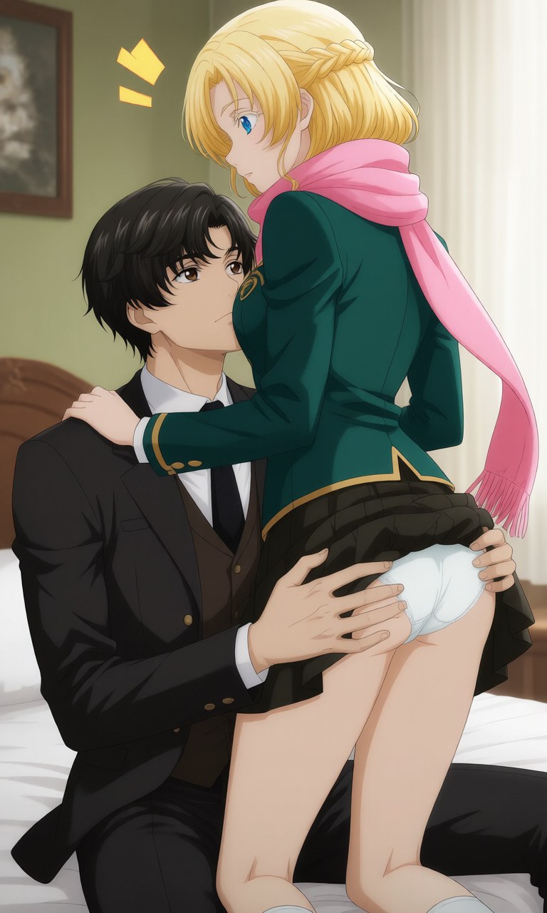 AI Generated Anime Girl - 诡秘之主 克莱恩 x 龙族 零：学生装露点角色图集 207P