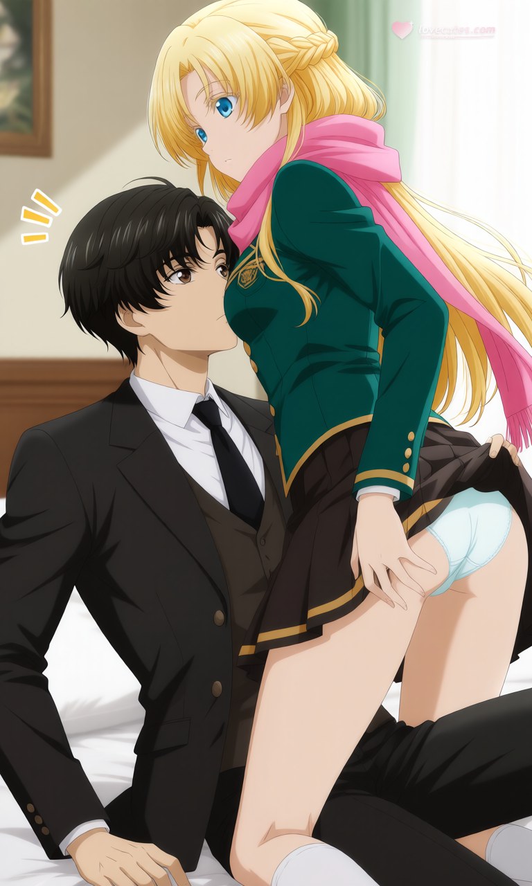 AI Generated Anime Girl - 诡秘之主 克莱恩 x 龙族 零：学生装露点角色图集 207P