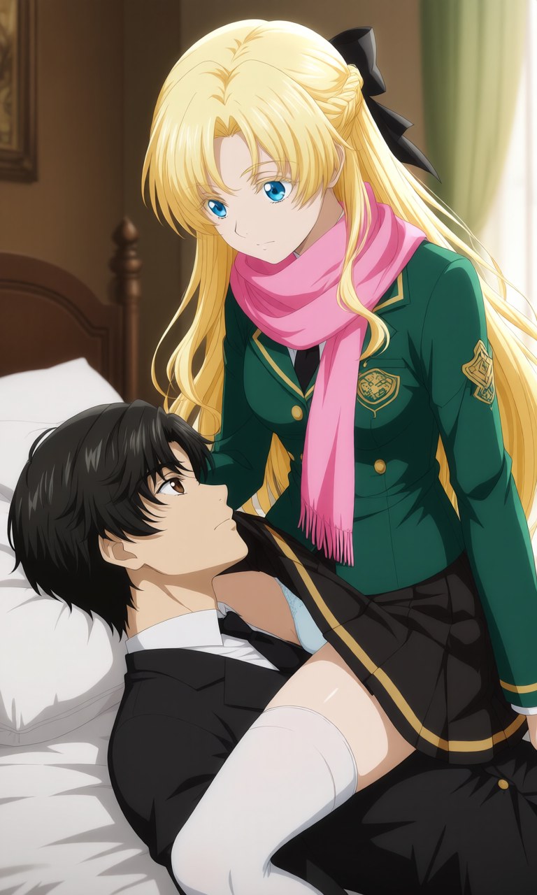 AI Generated Anime Girl - 诡秘之主 克莱恩 x 龙族 零：学生装露点角色图集 207P