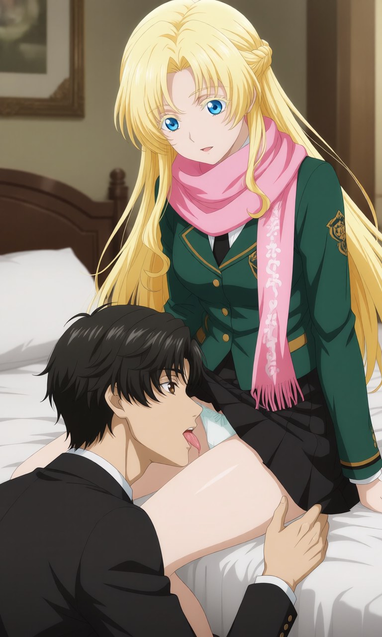 AI Generated Anime Girl - 诡秘之主 克莱恩 x 龙族 零：学生装露点角色图集 207P