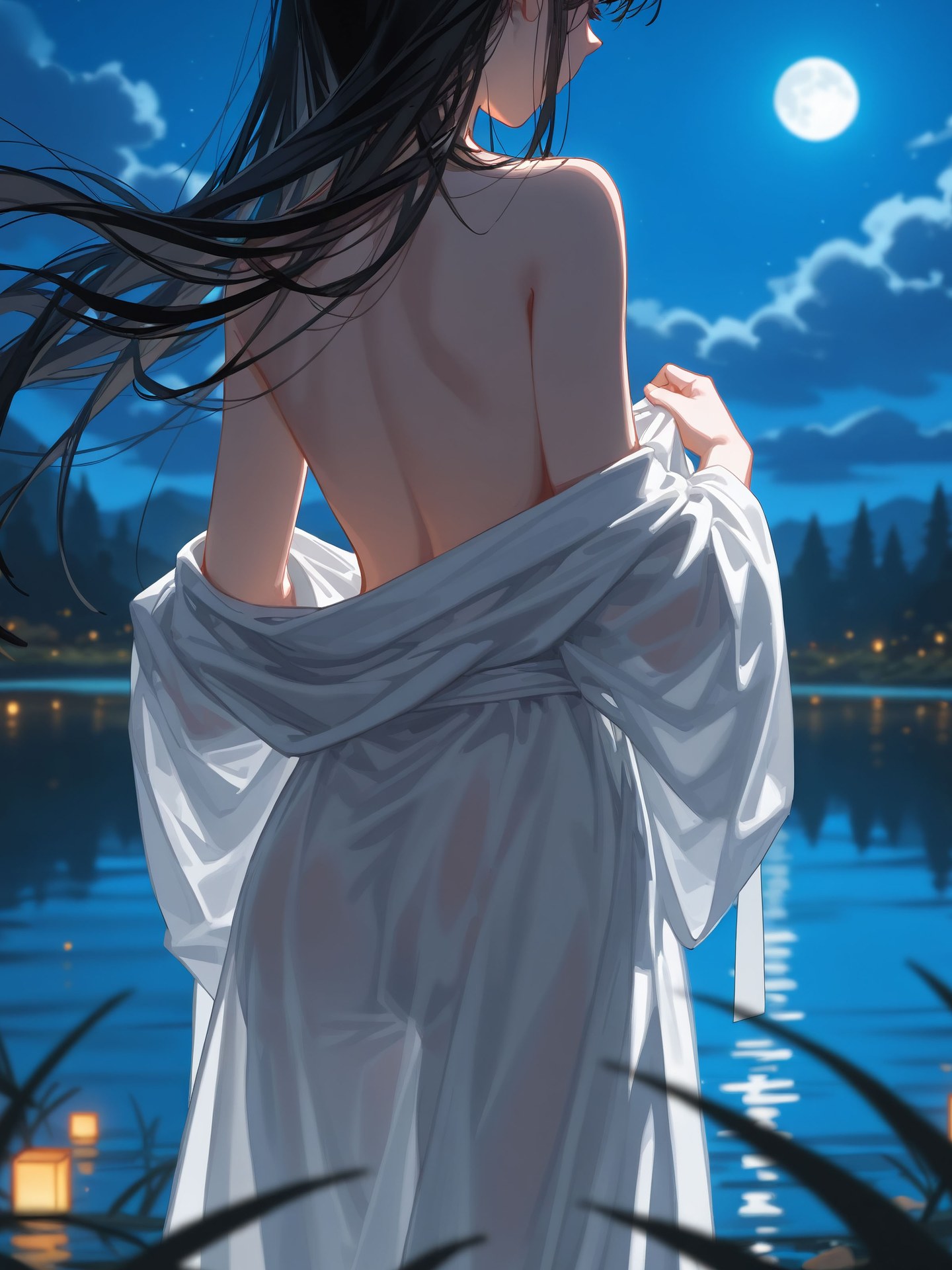 AI Nudes - Camellia Lady 젖은 연출, 토플리스 AI 이미지 갤러리 123P