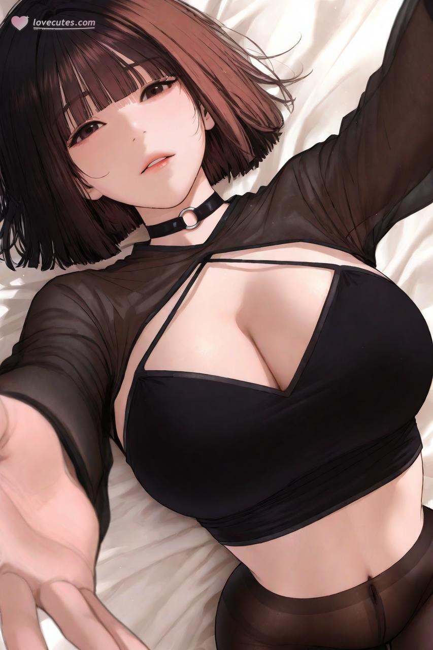 AI Porn - Gaeul Lee 黒ストッキング、レースランジェリー、ボディスーツ、濡れ感、露出ヌード AI画像ギャラリー 235P