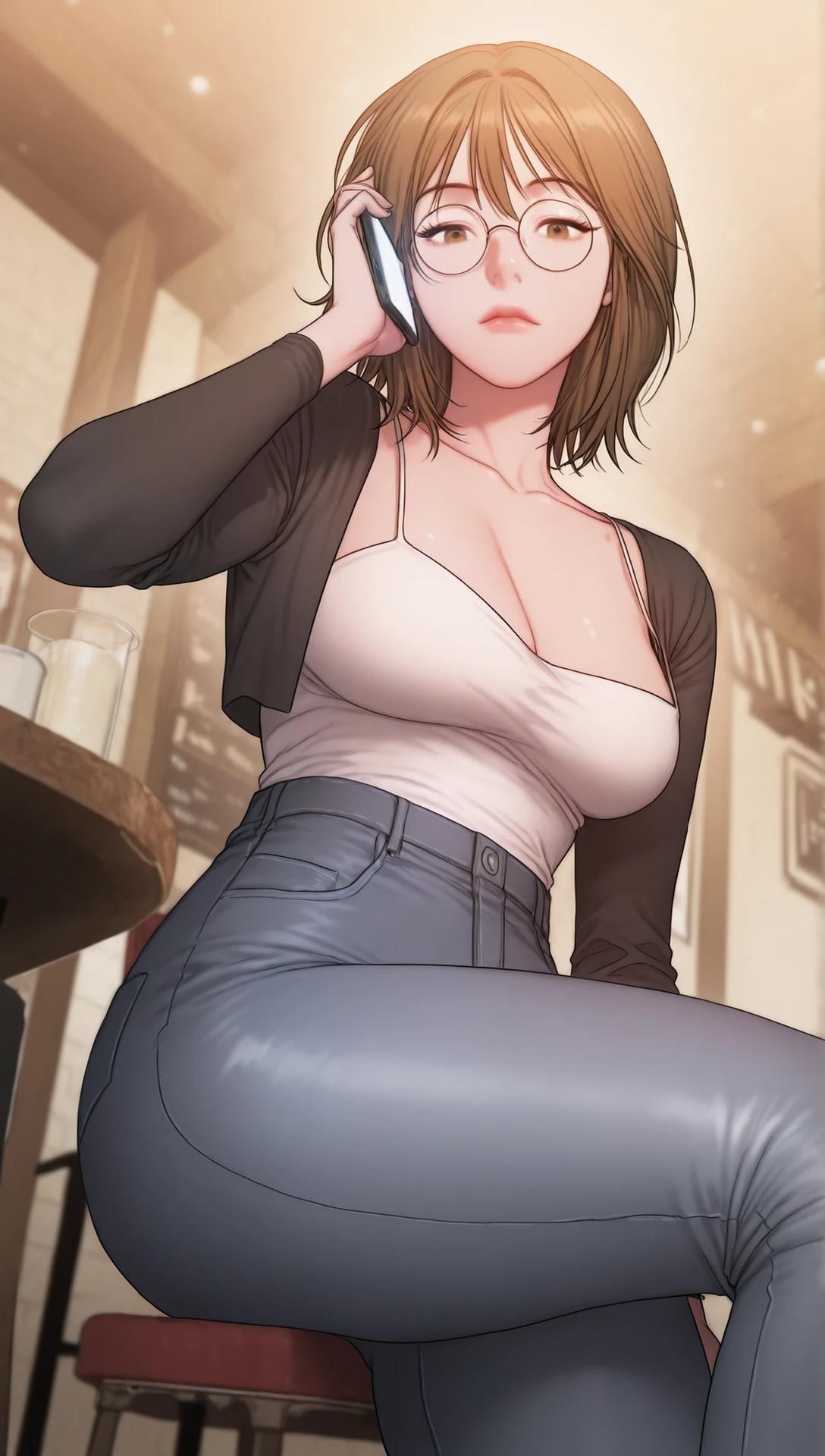AI Porn - minji：湿身露穴成人向图集 40P