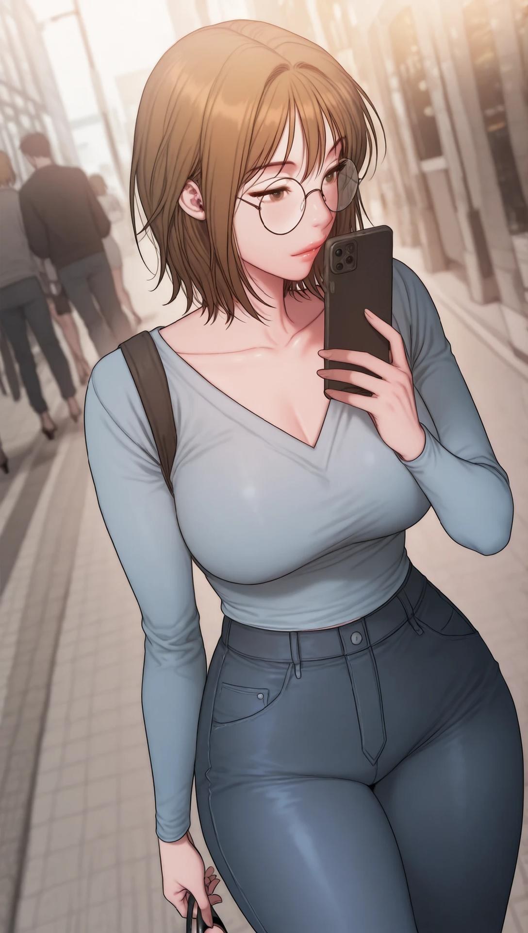 AI Porn - minji：湿身露穴成人向图集 40P