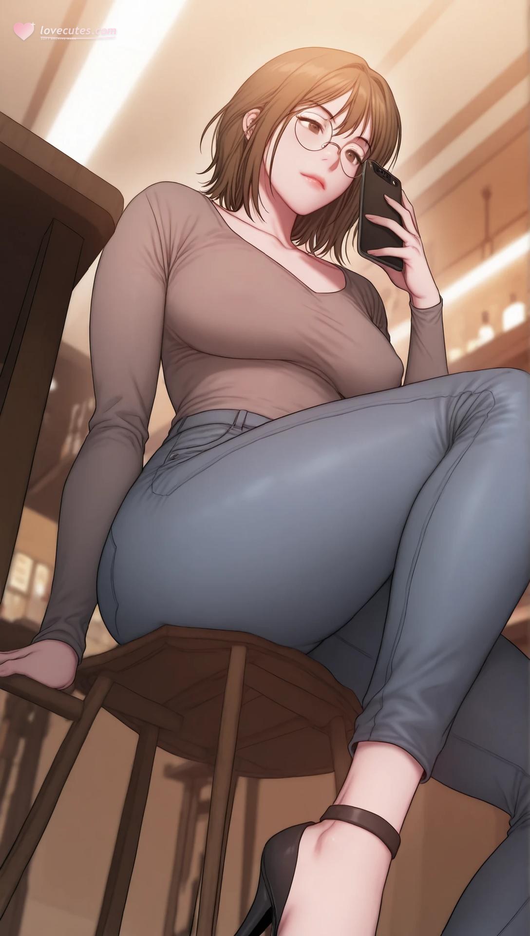 AI Porn - minji：湿身露穴成人向图集 40P