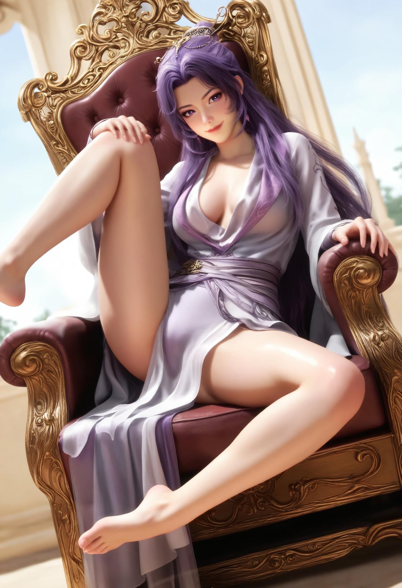 AI Porn - 云霄：白丝蕾丝内衣湿身露穴成人向图集 132P
