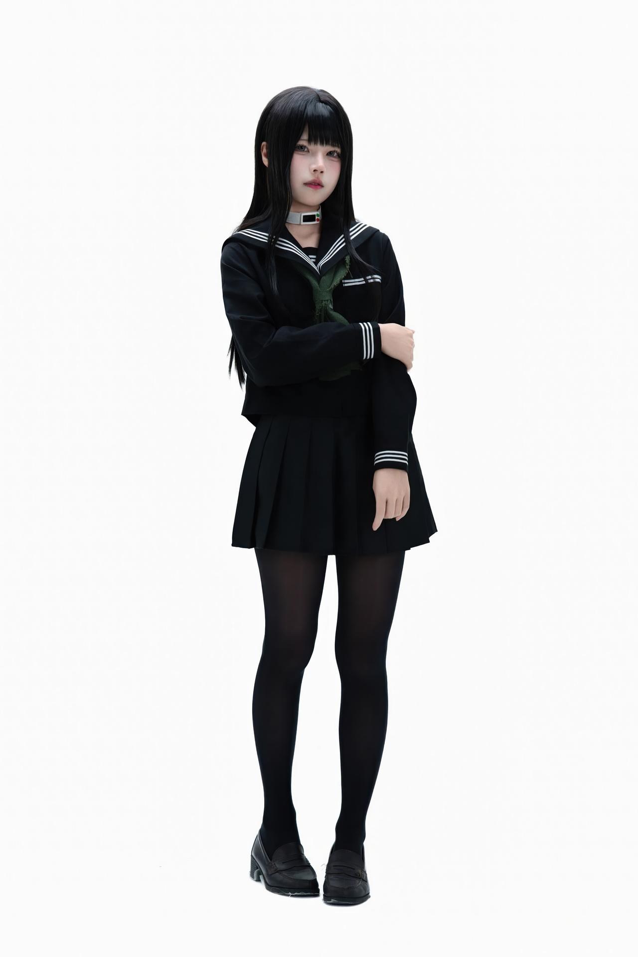 [cosplay] Shimizu Nagi - Bộ ảnh Rinne Byakuya white-hair costume set 72P