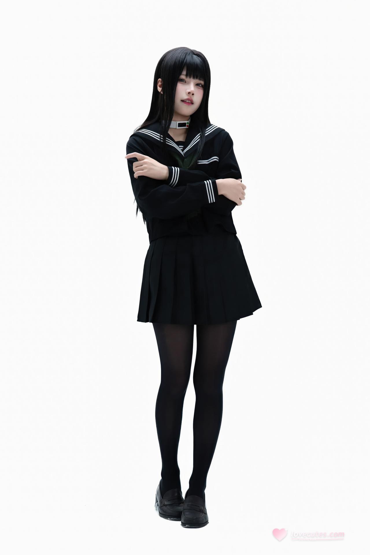 [cosplay] Shimizu Nagi - Bộ ảnh Rinne Byakuya white-hair costume set 72P