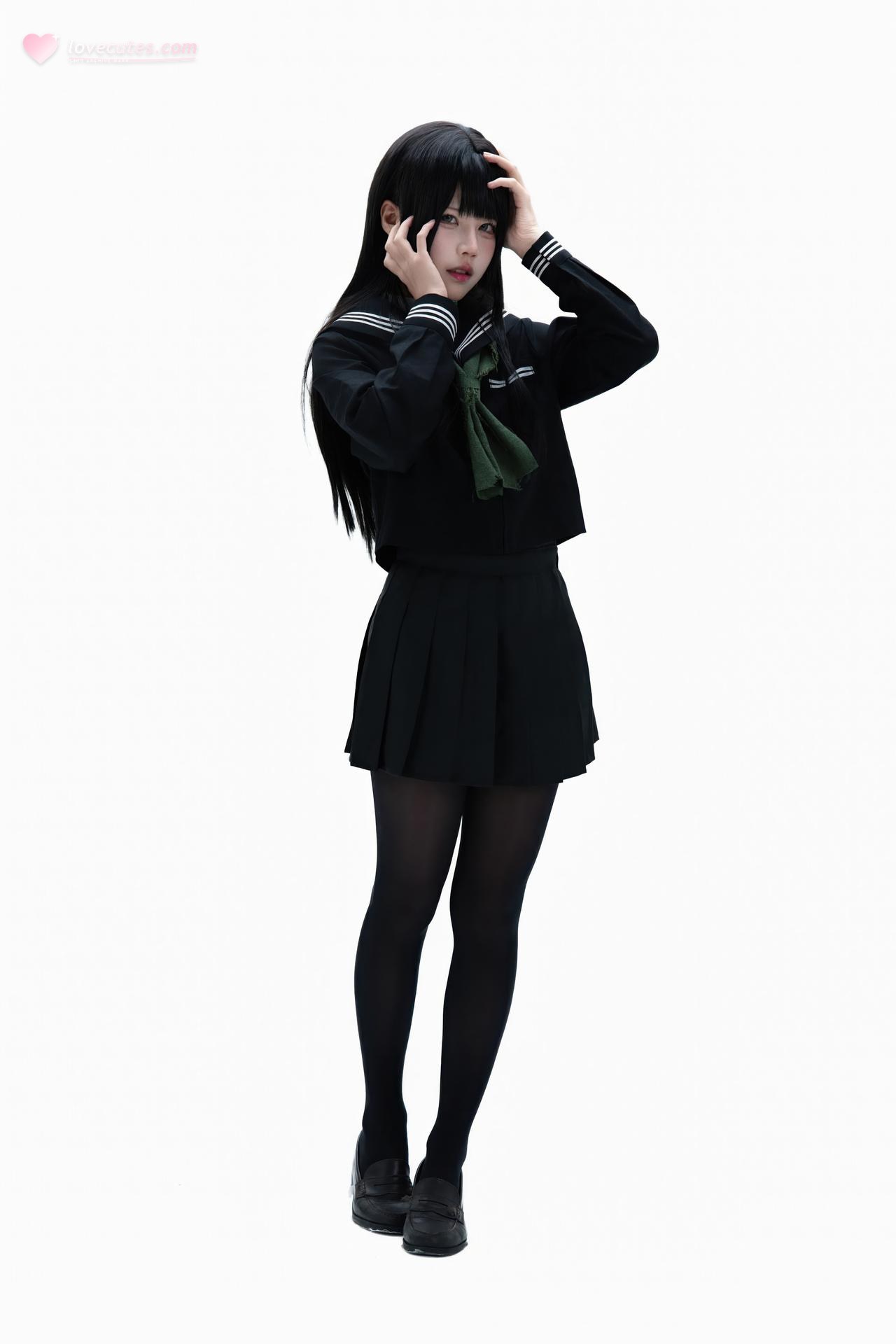 [cosplay] Shimizu Nagi - Bộ ảnh Rinne Byakuya white-hair costume set 72P
