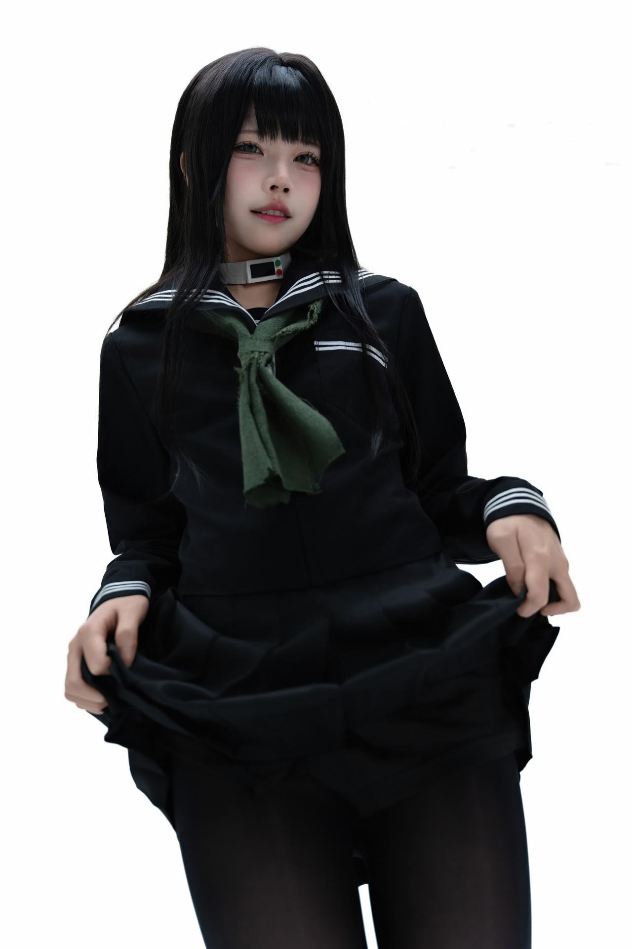 [cosplay] Shimizu Nagi - ชุดภาพ Rinne Byakuya white-hair costume set 72P