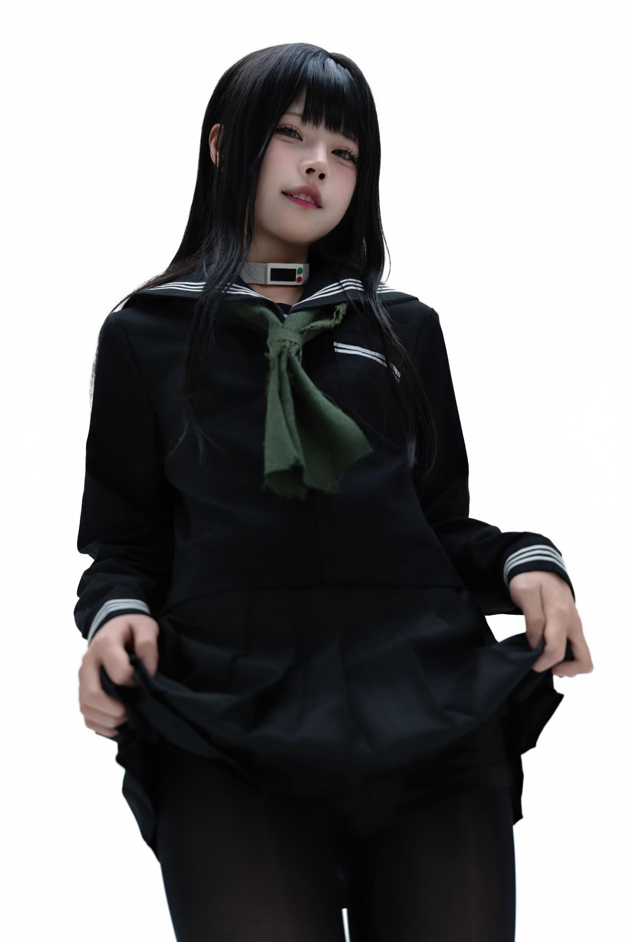 [cosplay] Shimizu Nagi - ชุดภาพ Rinne Byakuya white-hair costume set 72P