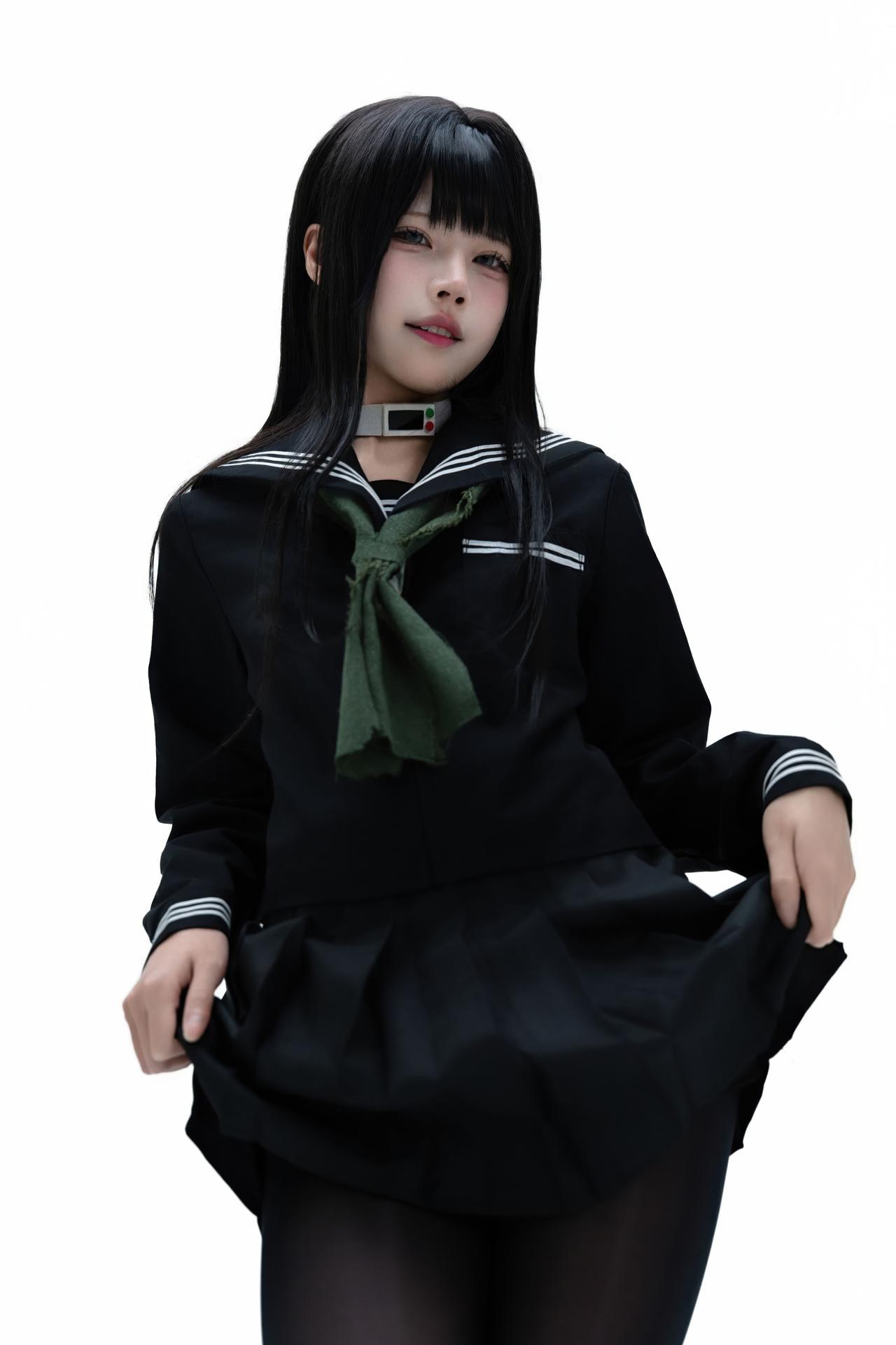 [cosplay] Shimizu Nagi - ชุดภาพ Rinne Byakuya white-hair costume set 72P