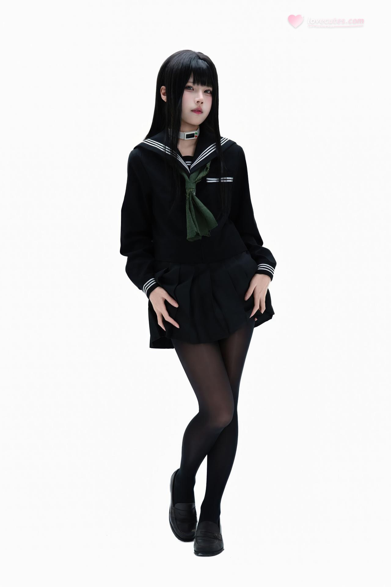 [cosplay] Shimizu Nagi - ชุดภาพ Rinne Byakuya white-hair costume set 72P