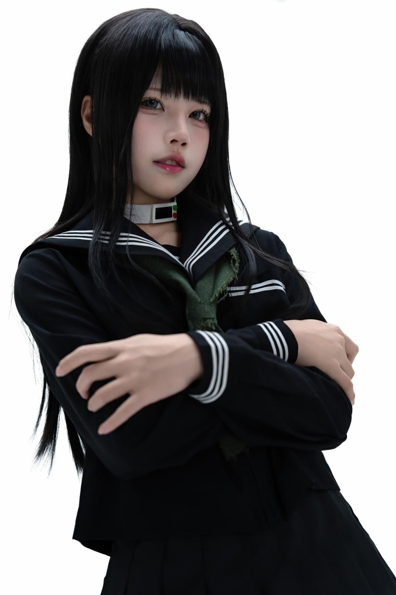 [cosplay] Shimizu Nagi - ชุดภาพ Rinne Byakuya white-hair costume set 72P